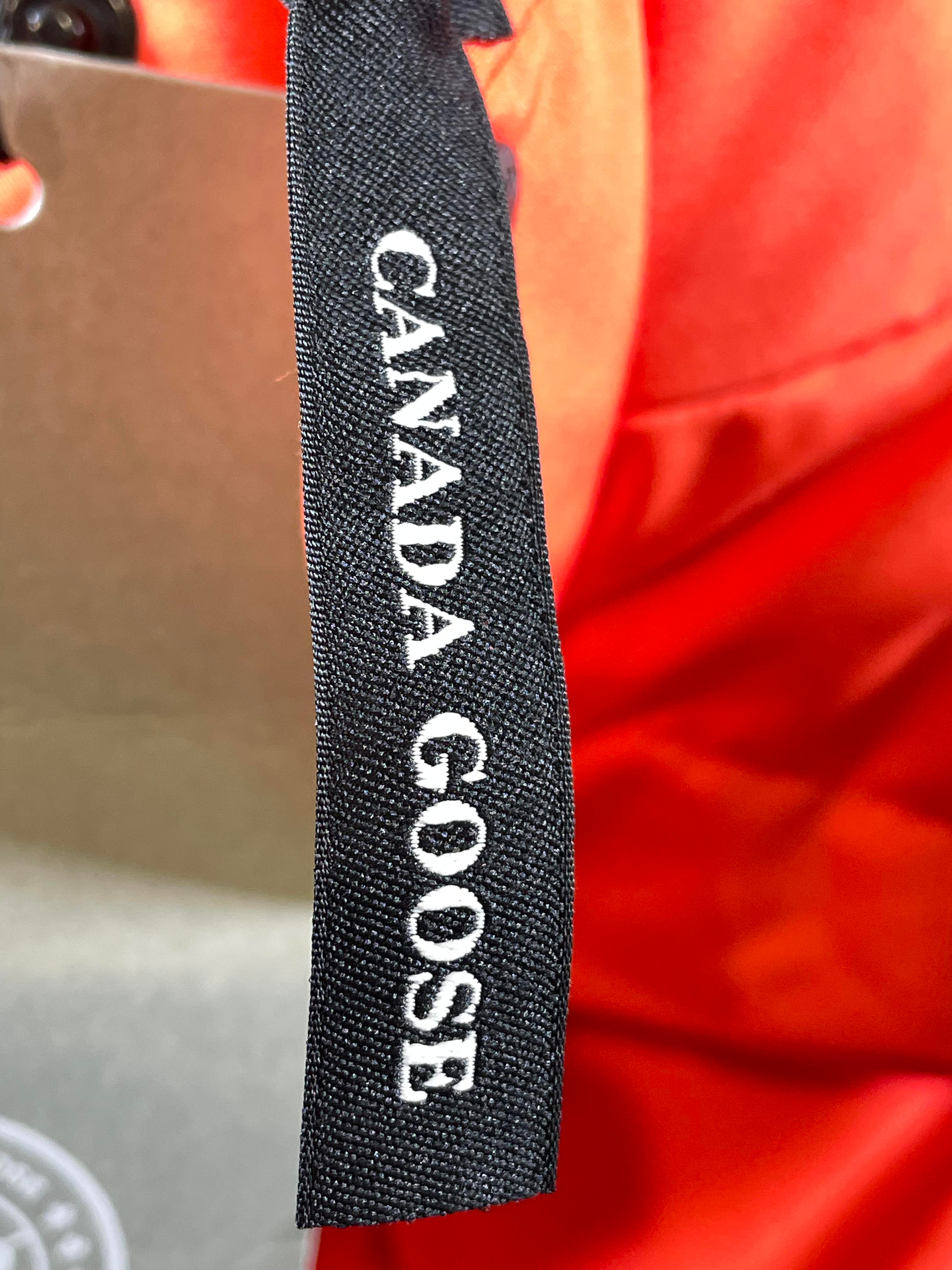 Canada Goose Orange Puffer Jacket