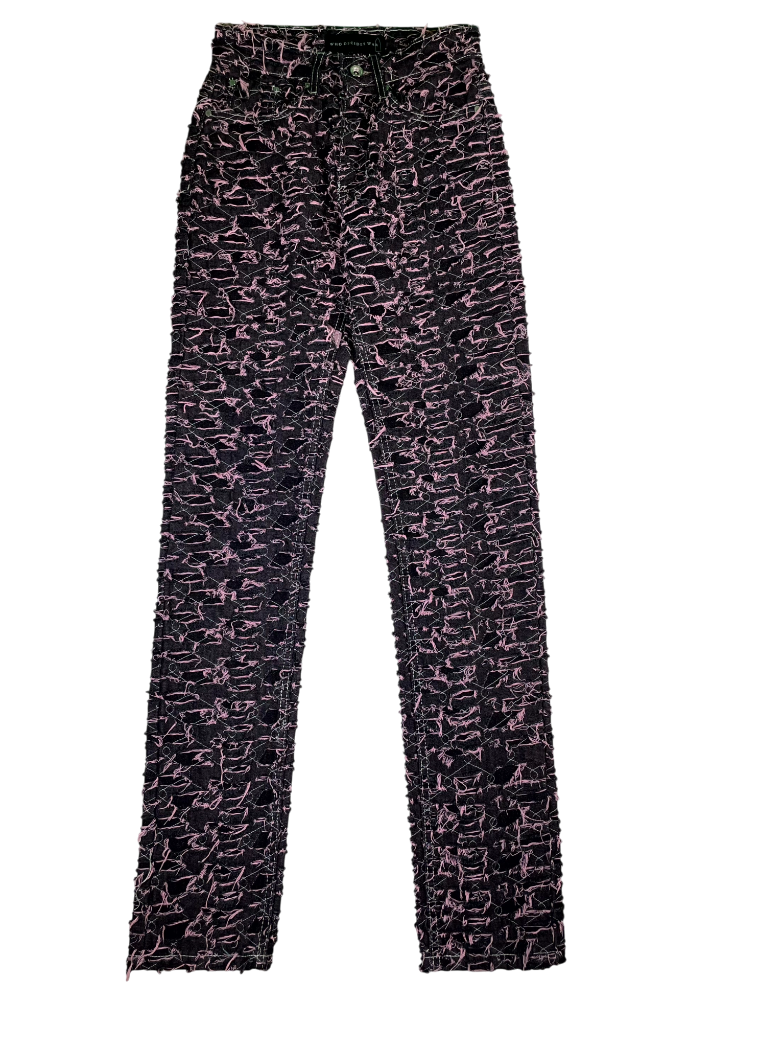 Who Decides War Distrss Husk Black Jeans