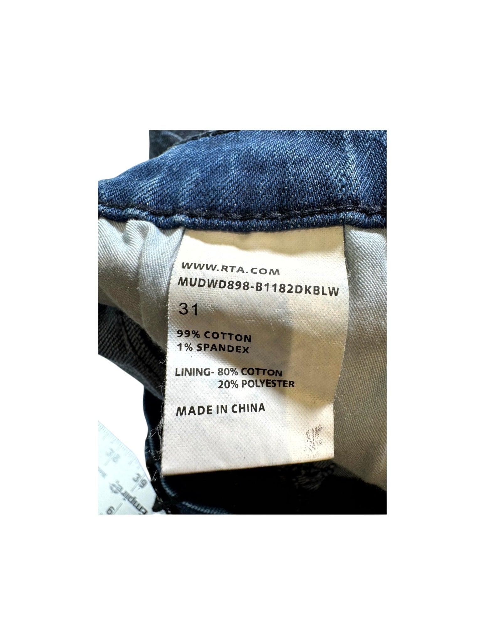 RTA Deep Classic Black Jeans