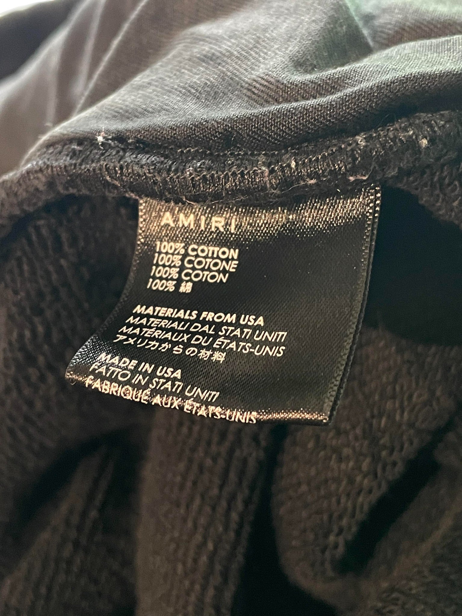 Amiri Core Logo Black Shorts