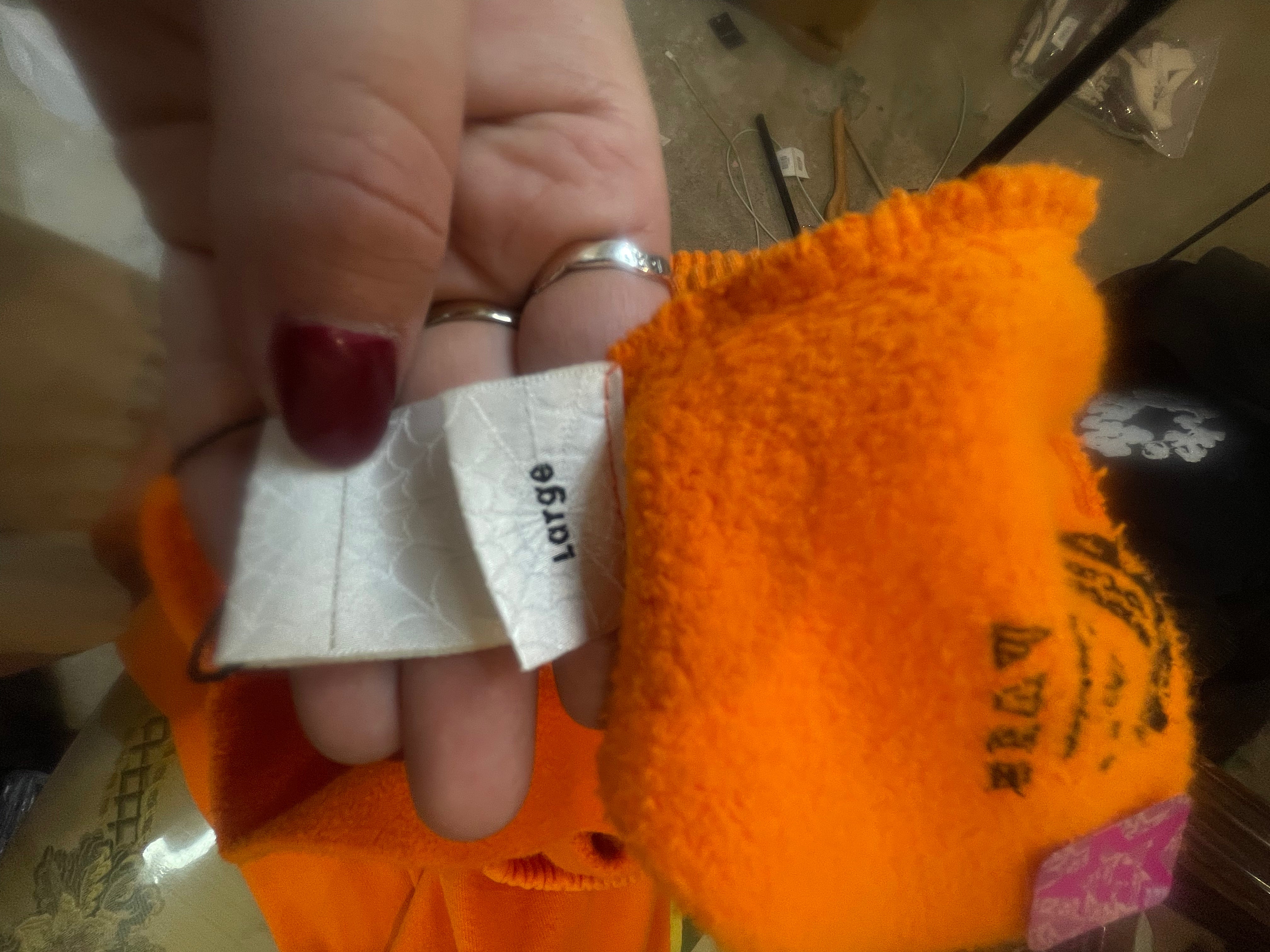 Sp5der Orange Beluga Sweatpants