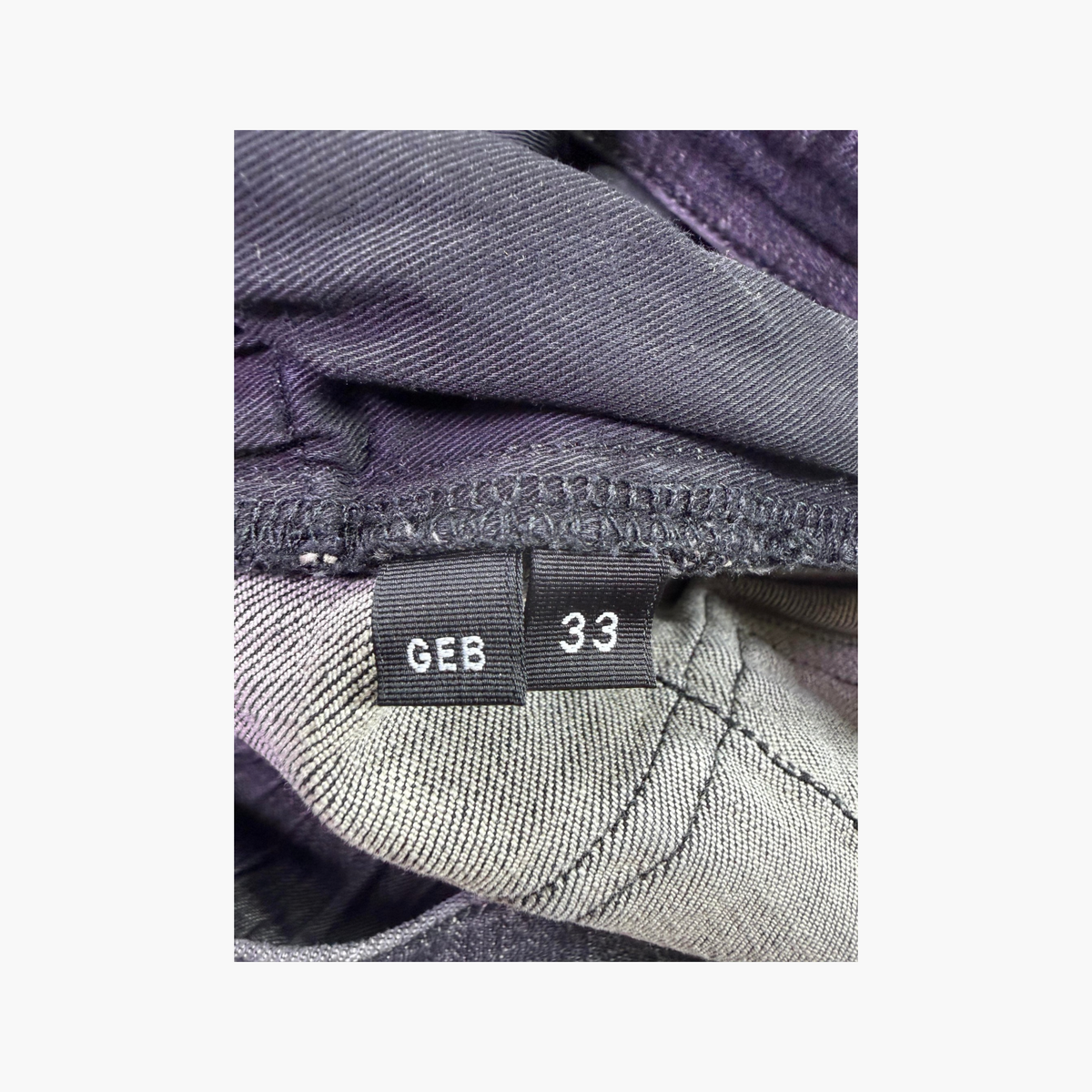 Purple Brand Black Wash Ripped Jeans