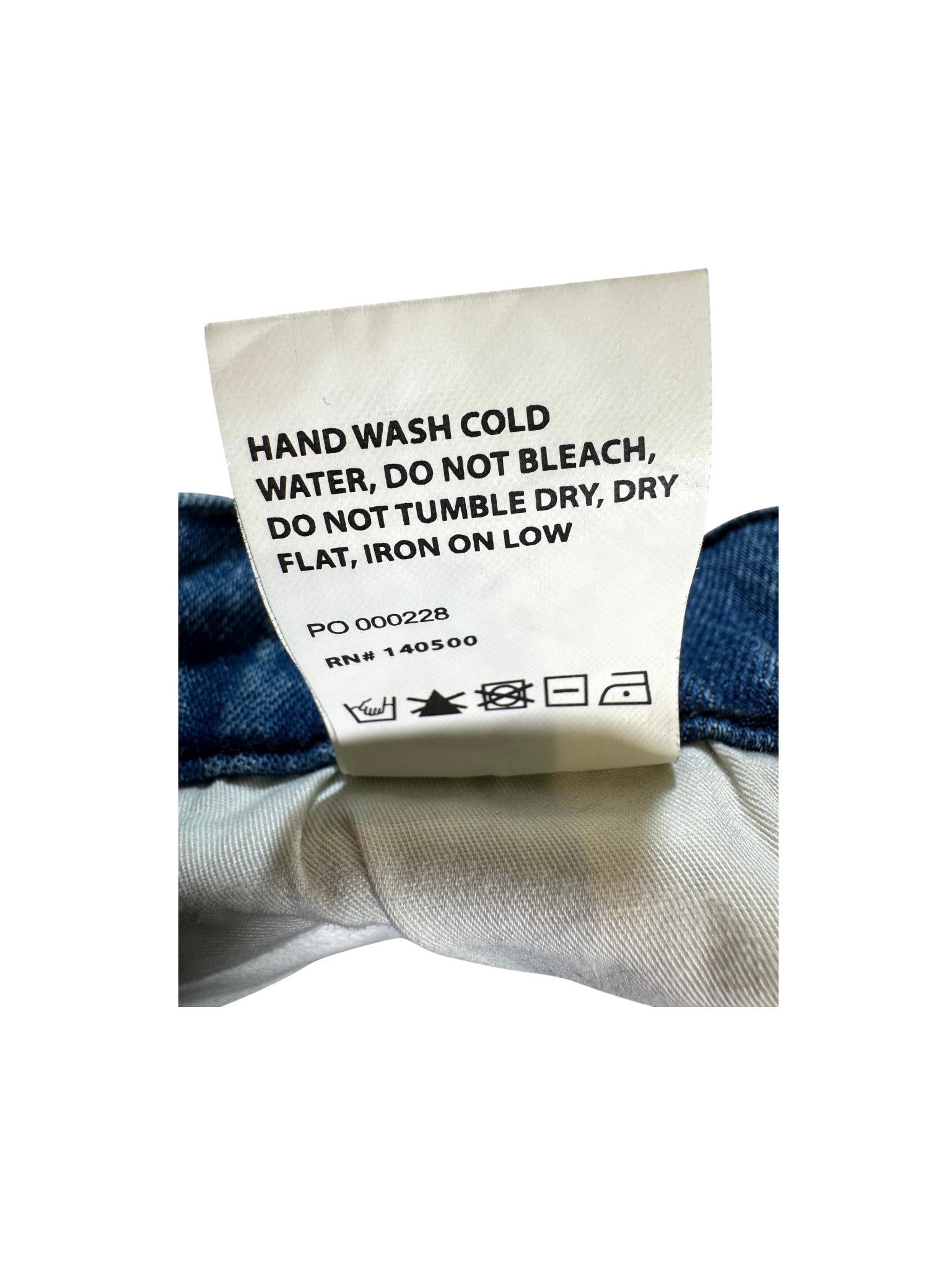RTA "Flared Flooded Metal Cross" Light Wash Jeans