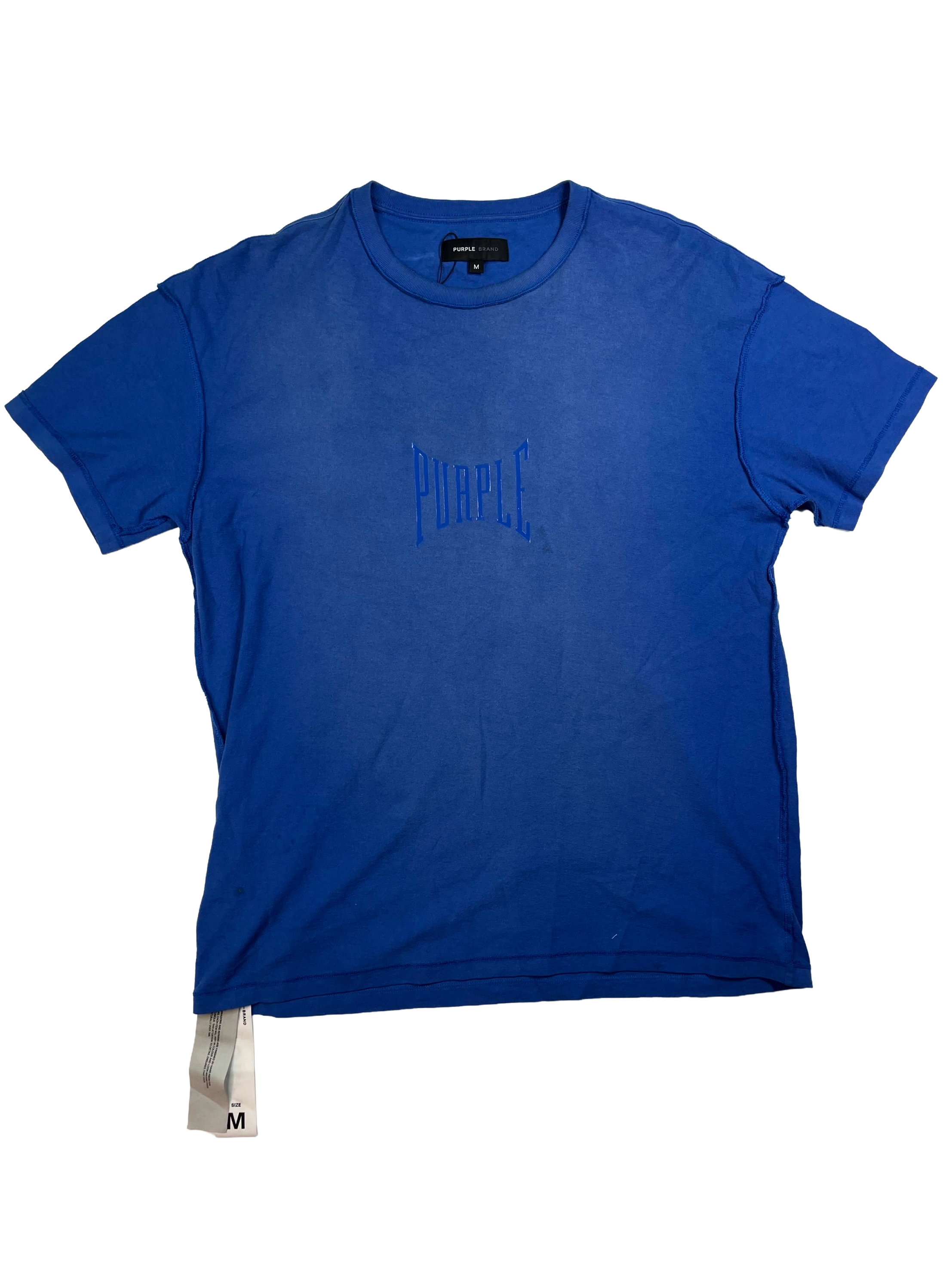 Purple Brand Faded Mono Blue Tee