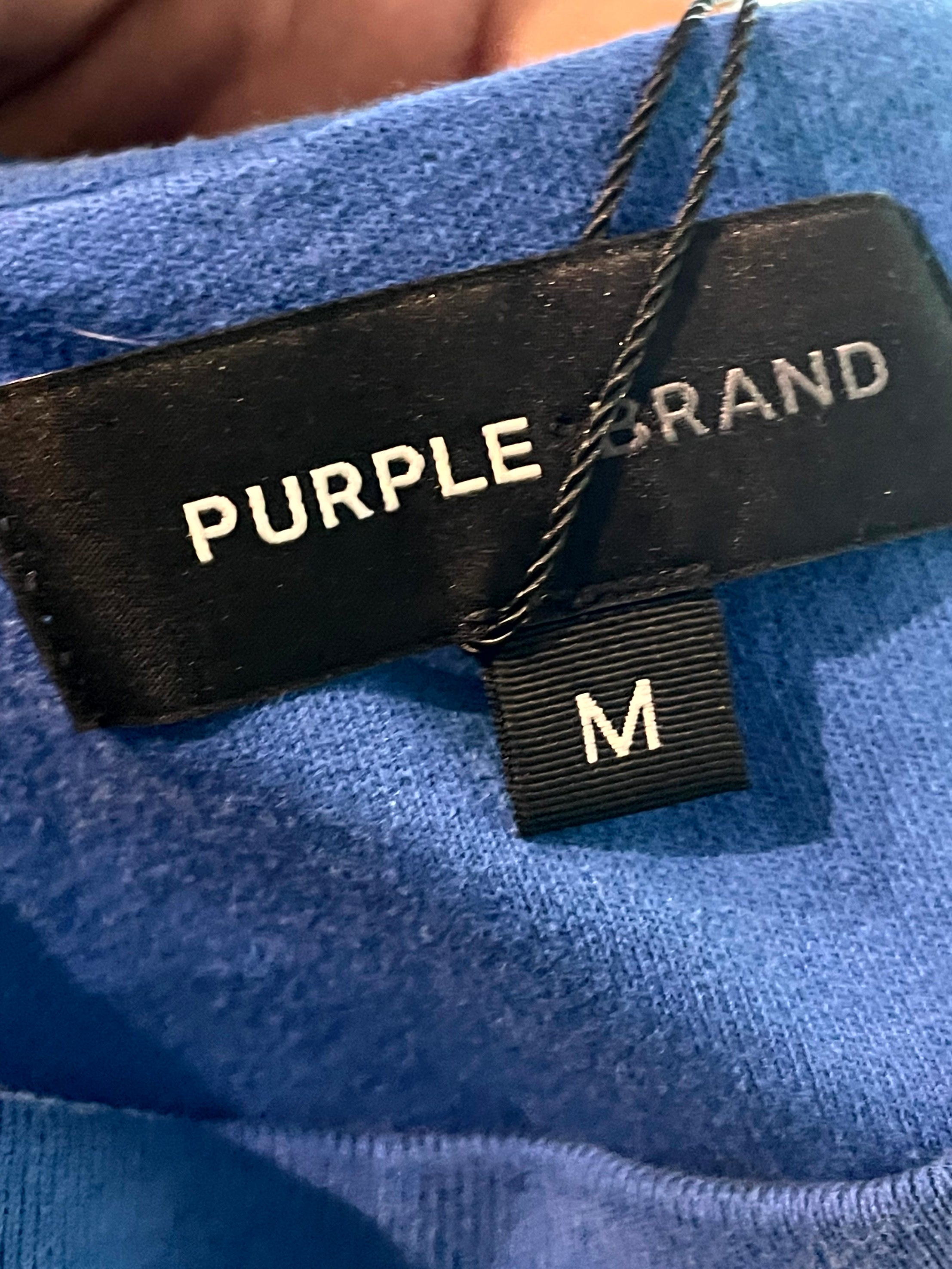 Purple Brand Faded Mono Blue Tee