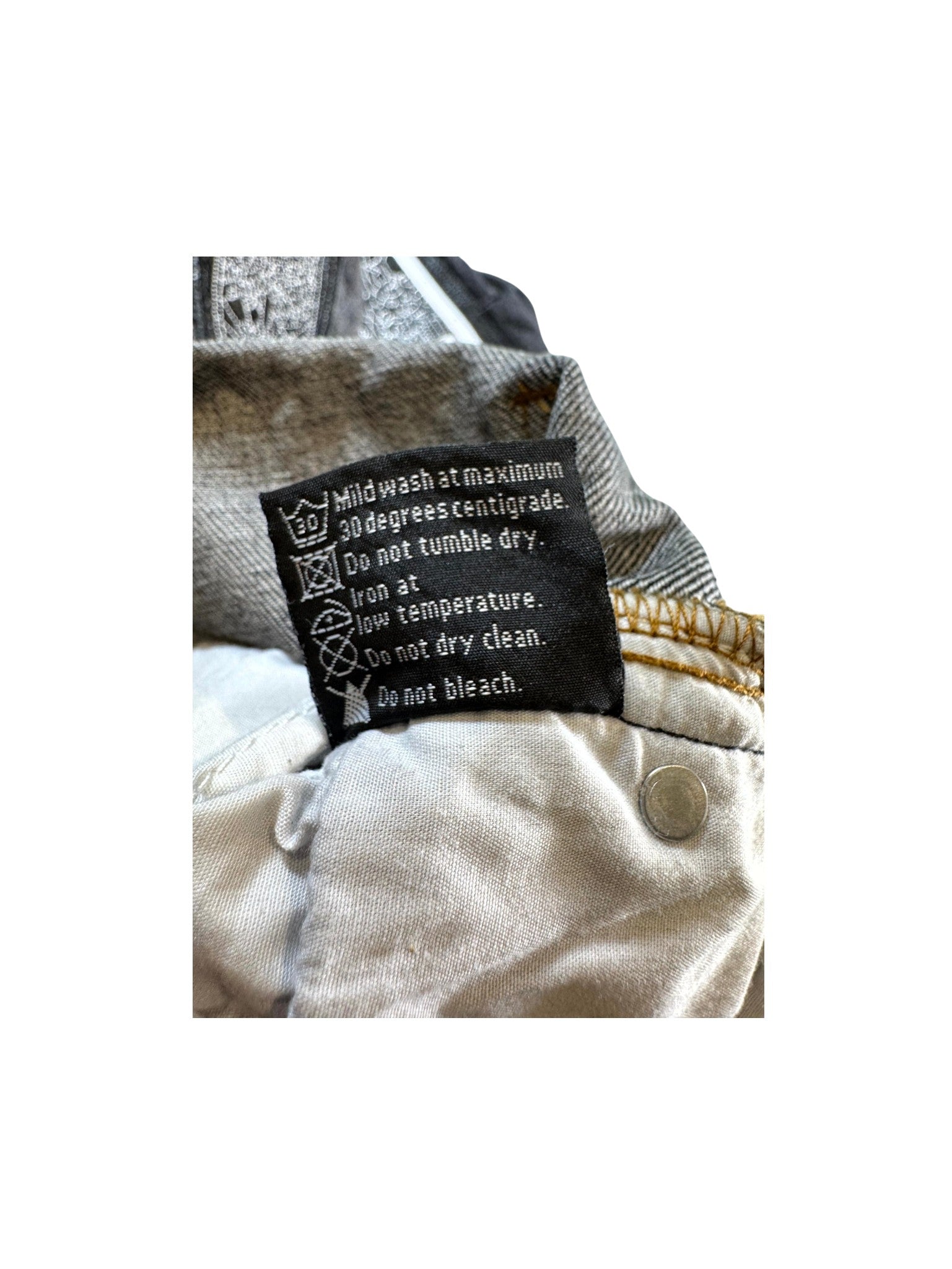 Who Decides War "Arch Patched" Black Wash Jeans