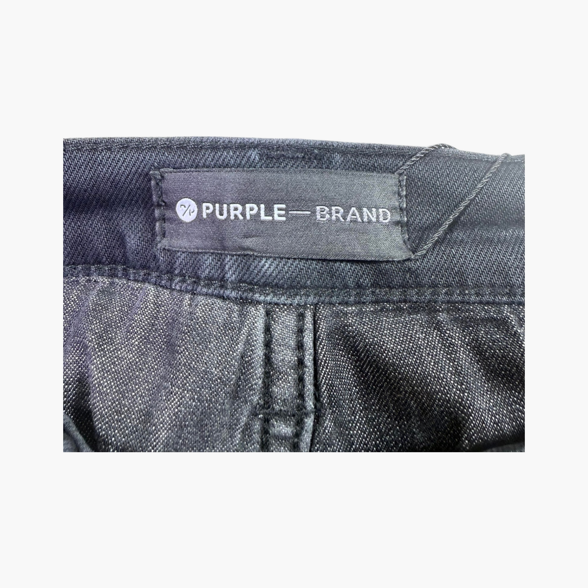 Purple Brand Paisley Patchwork Black Wash Jeans