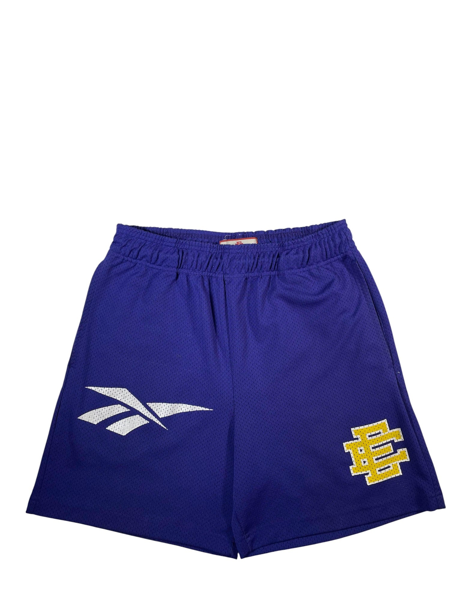 Eric Emanuel x Reebok Purple & Yellow Shorts