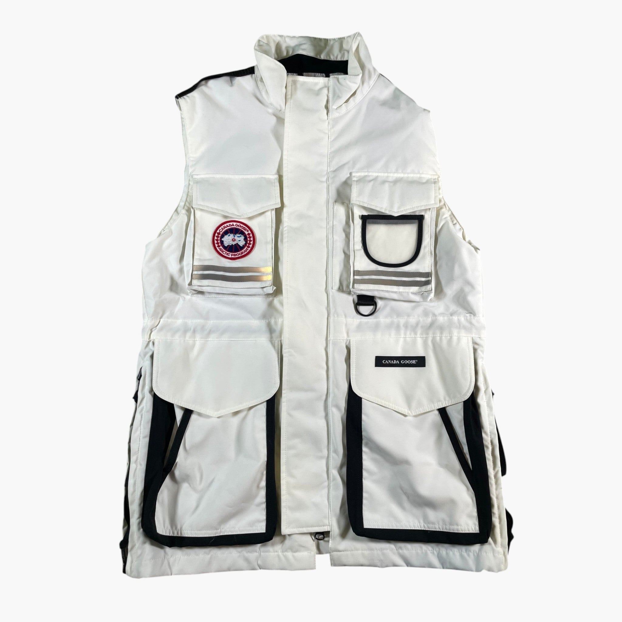 Canada Goose White Tactical Cargo Vest