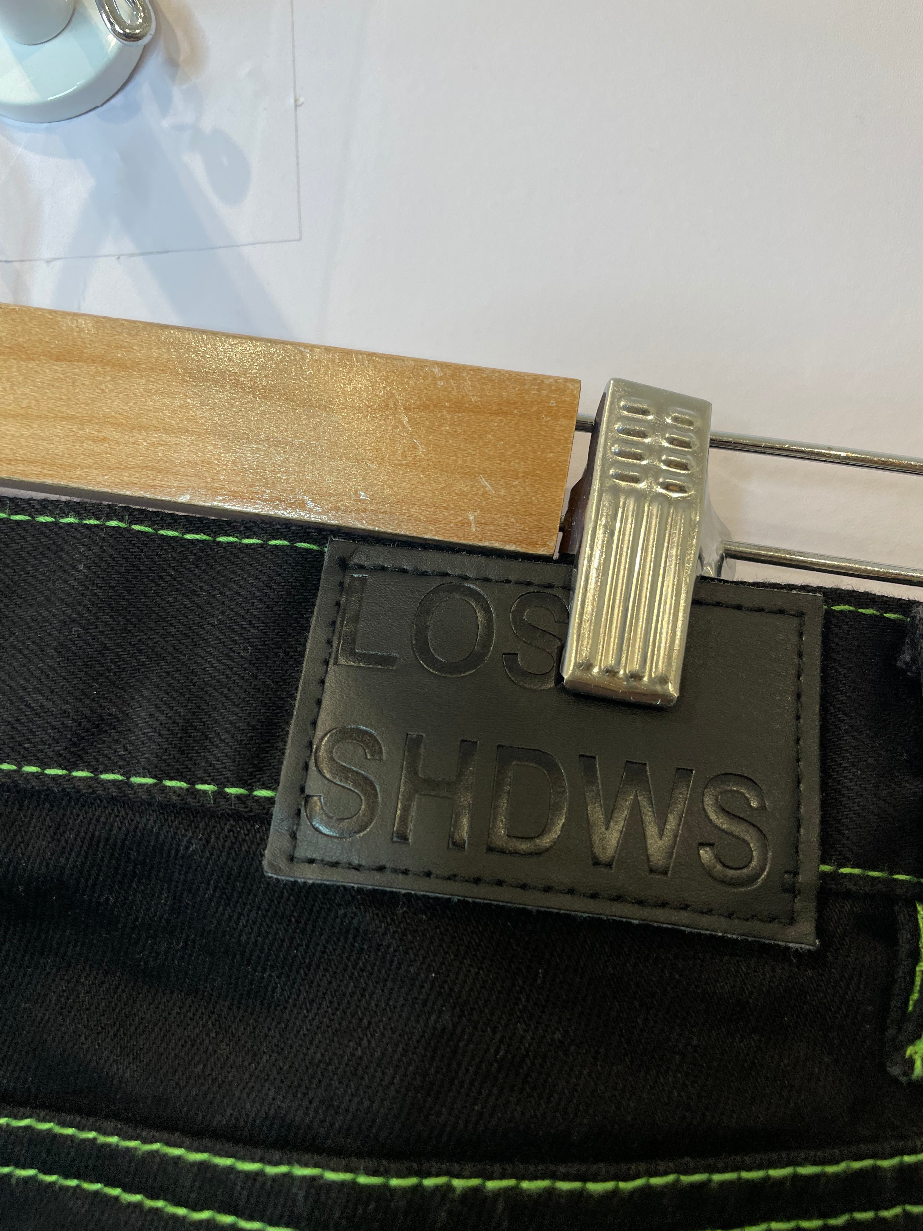 LOSTSHDWS Black & Green Jeans