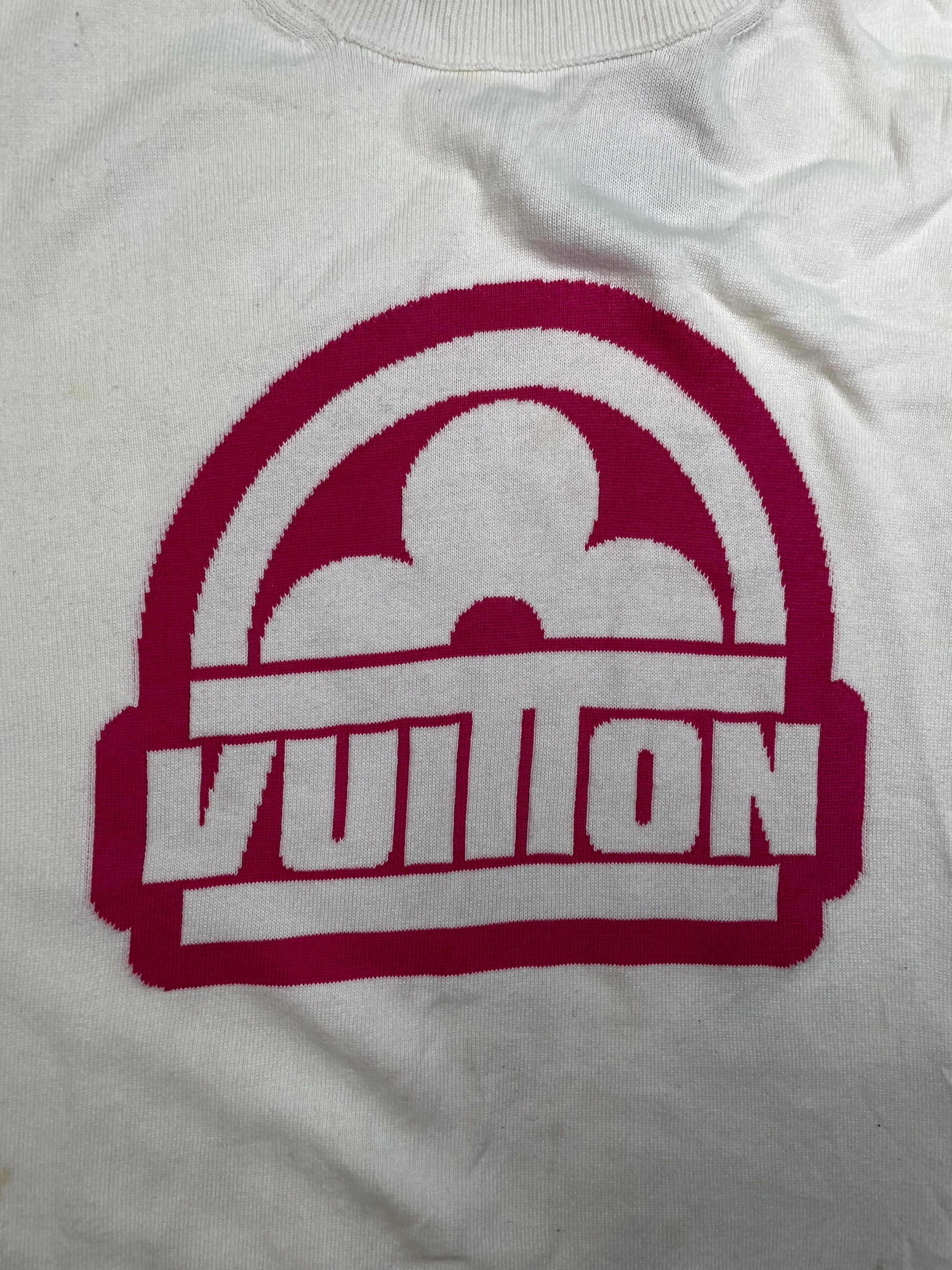 Louis Vuitton Hot White & Pink Floral Tee