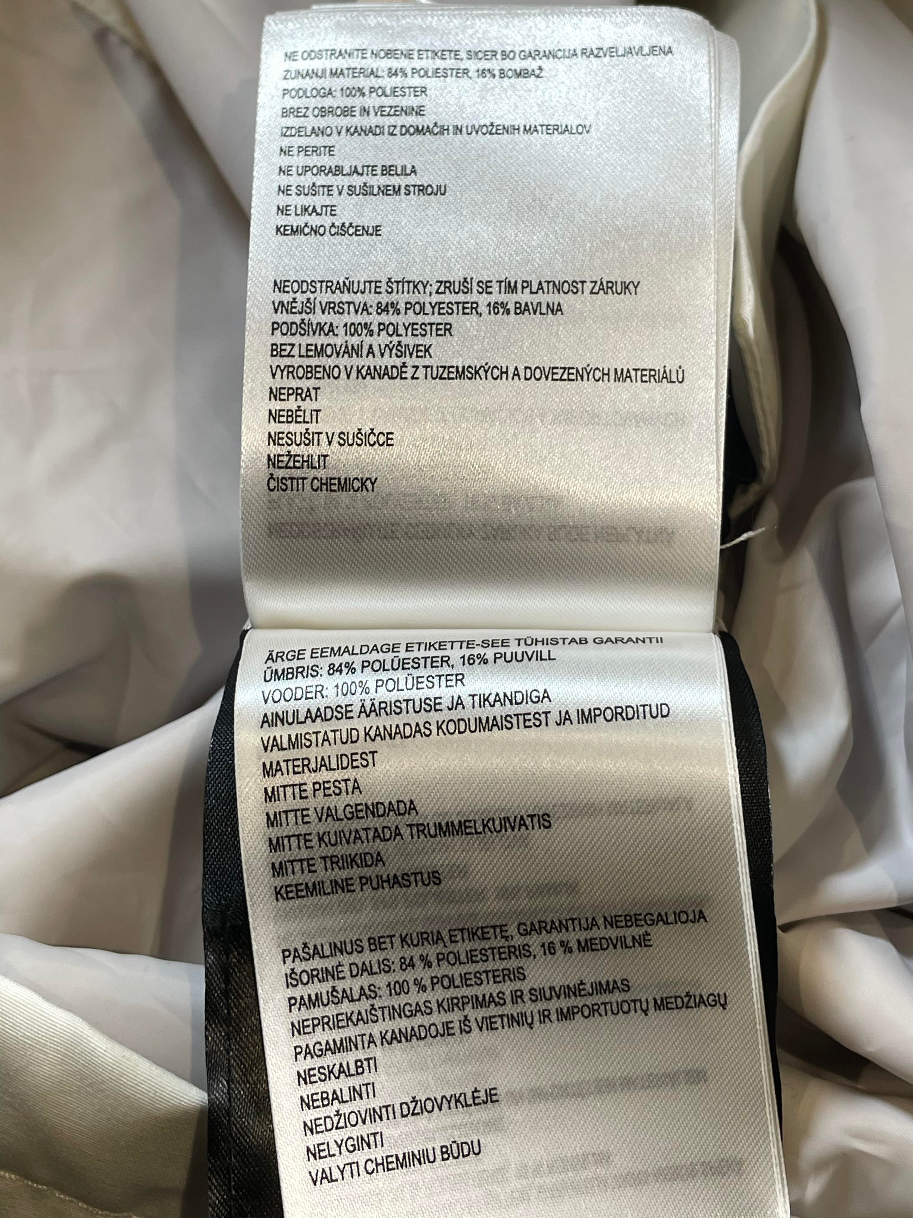 Canada Goose White Tactical Cargo Vest
