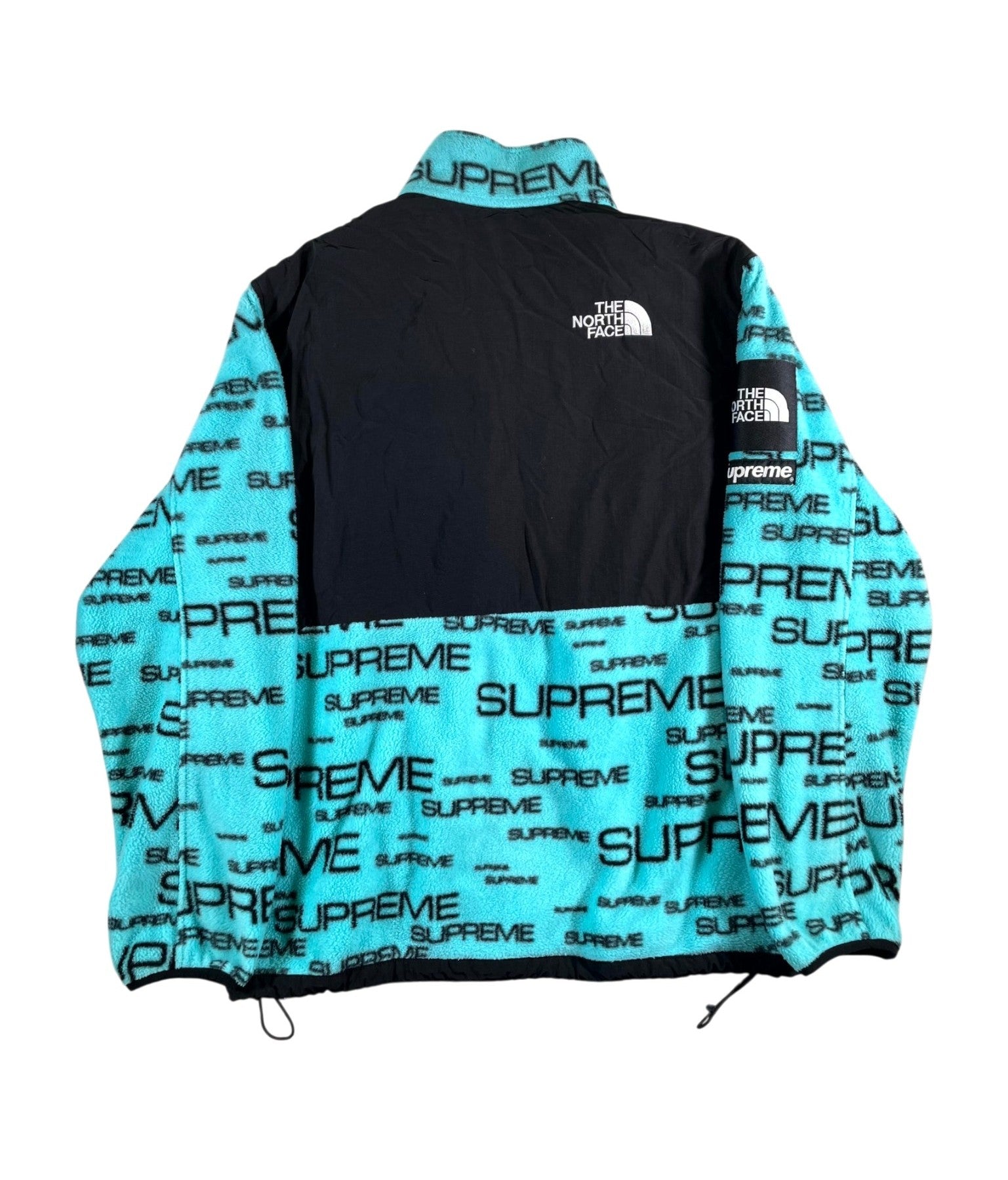 Supreme "TNF Steep Tech Sherpa Fleece" Blue & Black Jacket