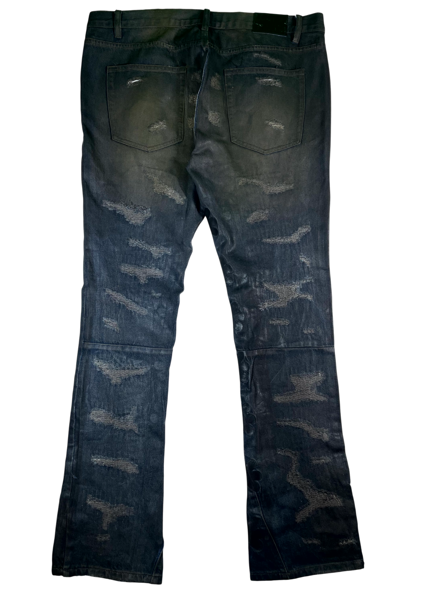 LOSTSHDWS DSTRY Waxed Denim Jeans