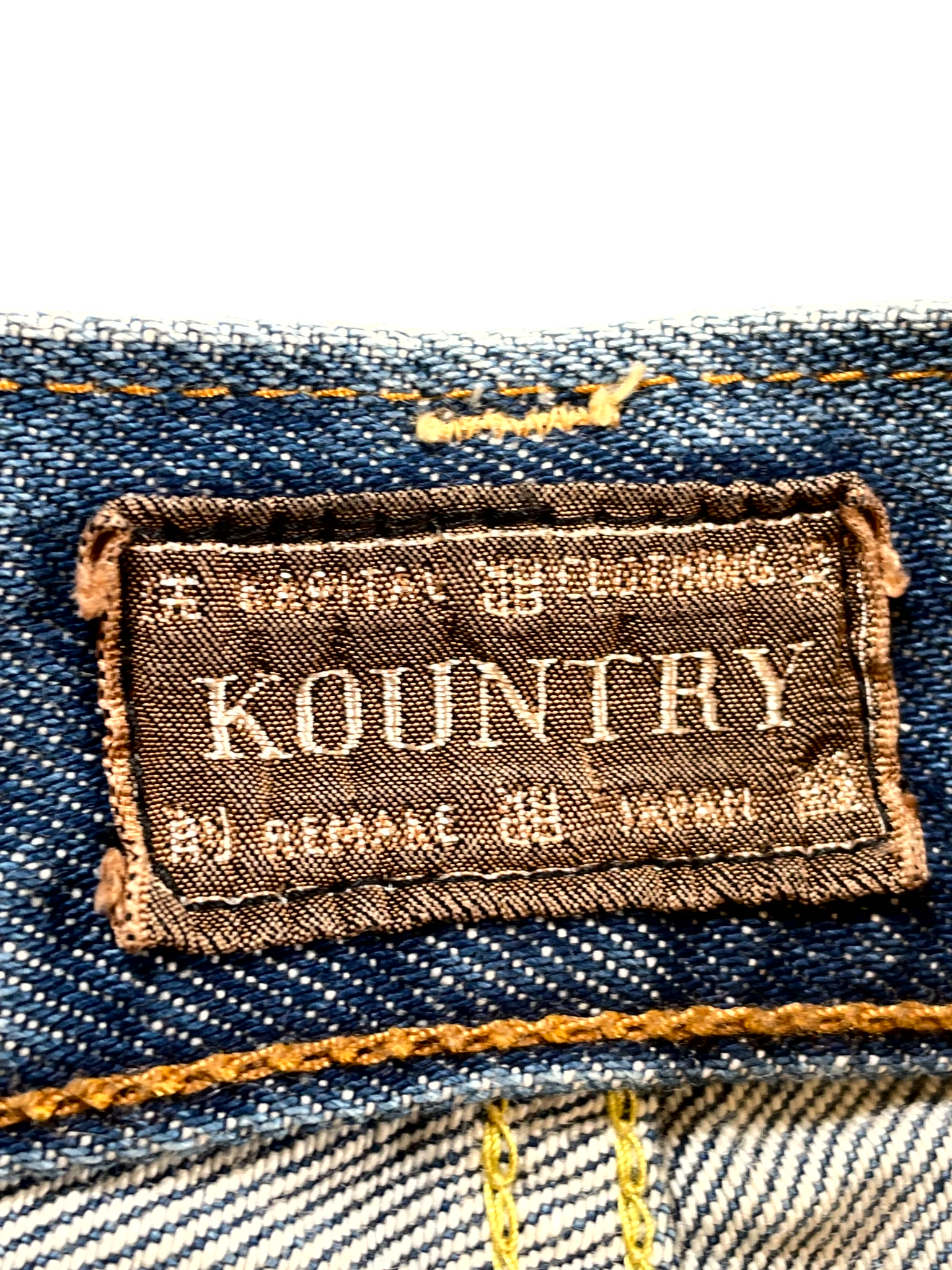 Kapital Bone Denim Blue Shorts