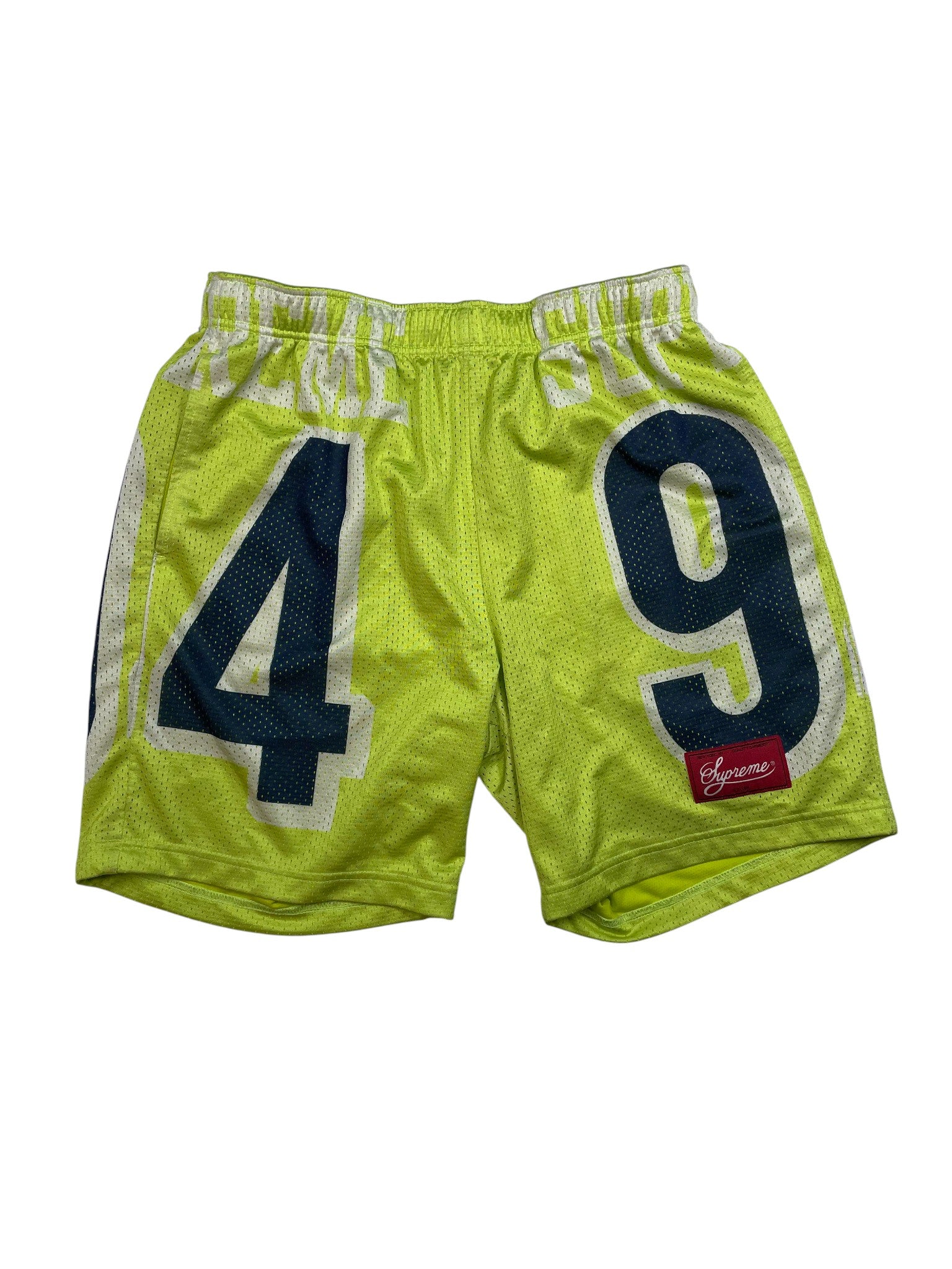 Supreme Mesh 49 Lime Shorts