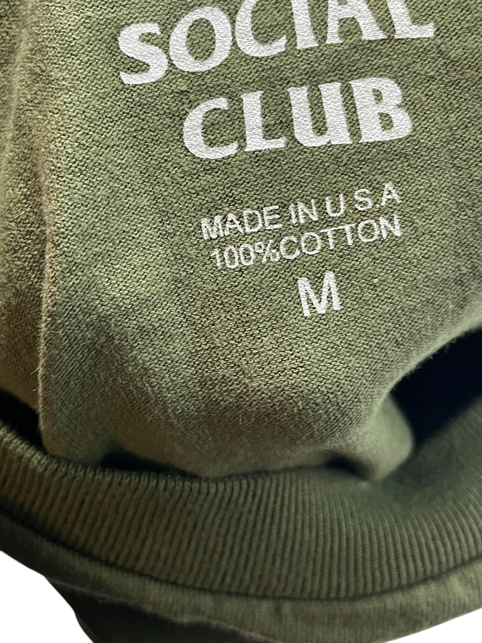 ASSC Box Logo Olive Tee