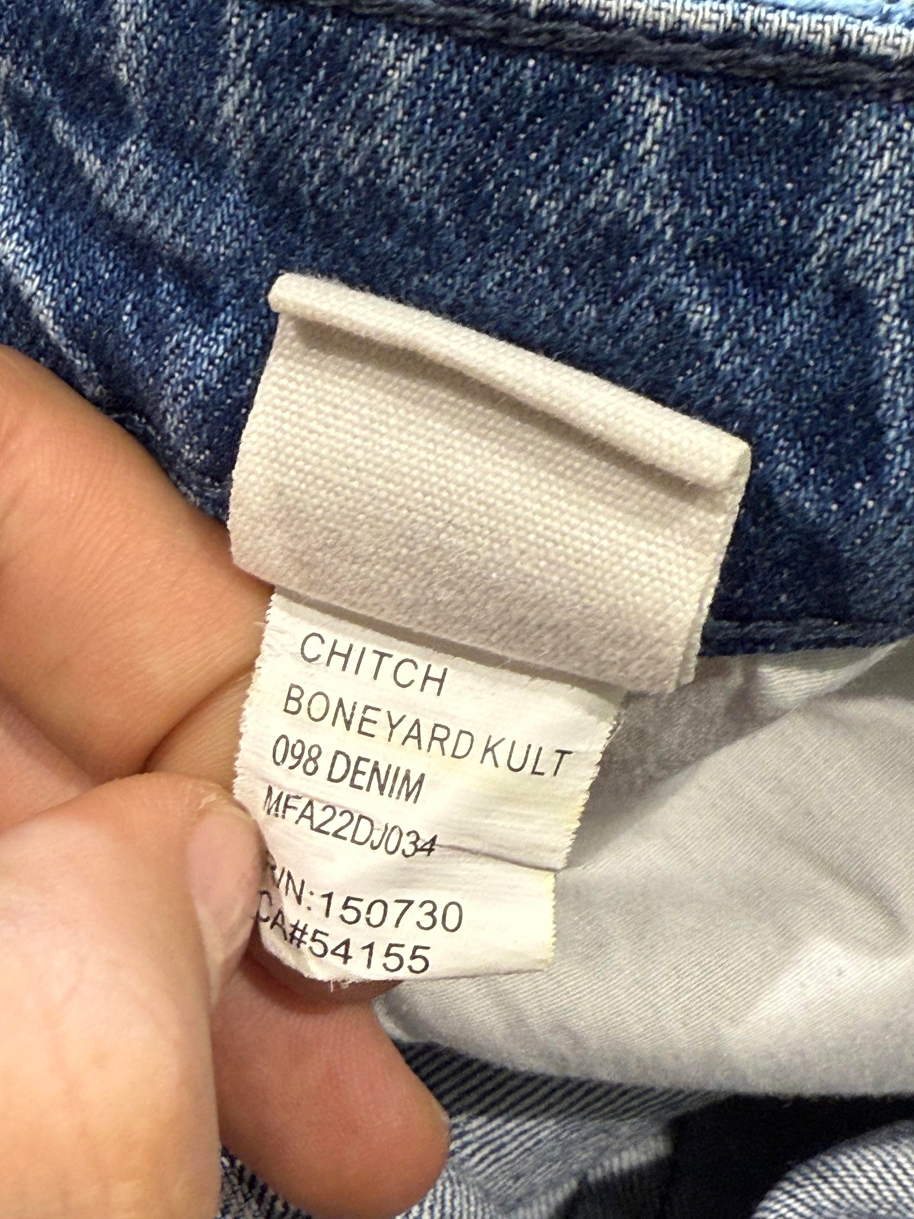 Ksubi Jeans Light Wash Embroiderded Logo Ripped