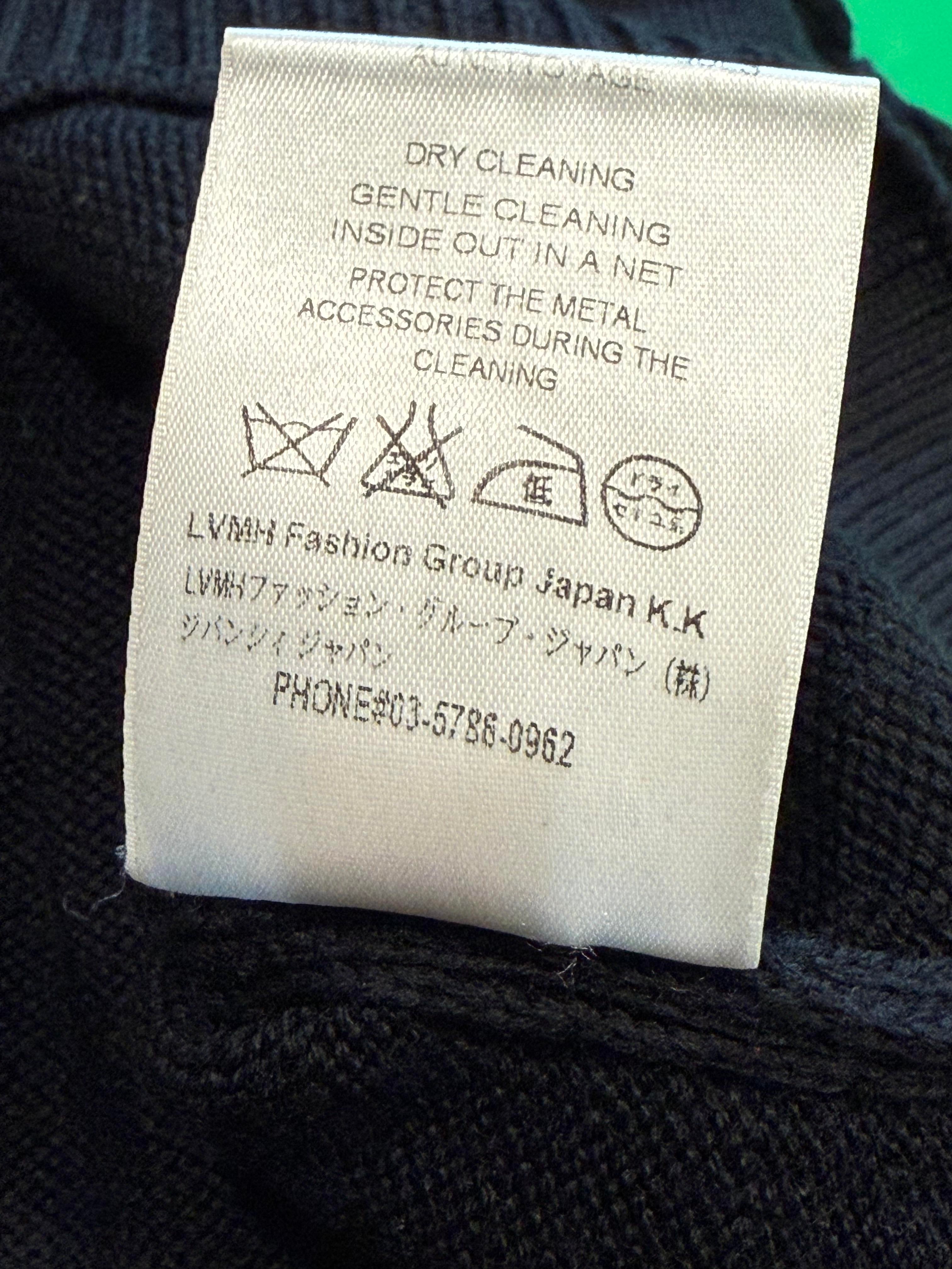 Givenchy Knit Crewneck Black Silver Ring