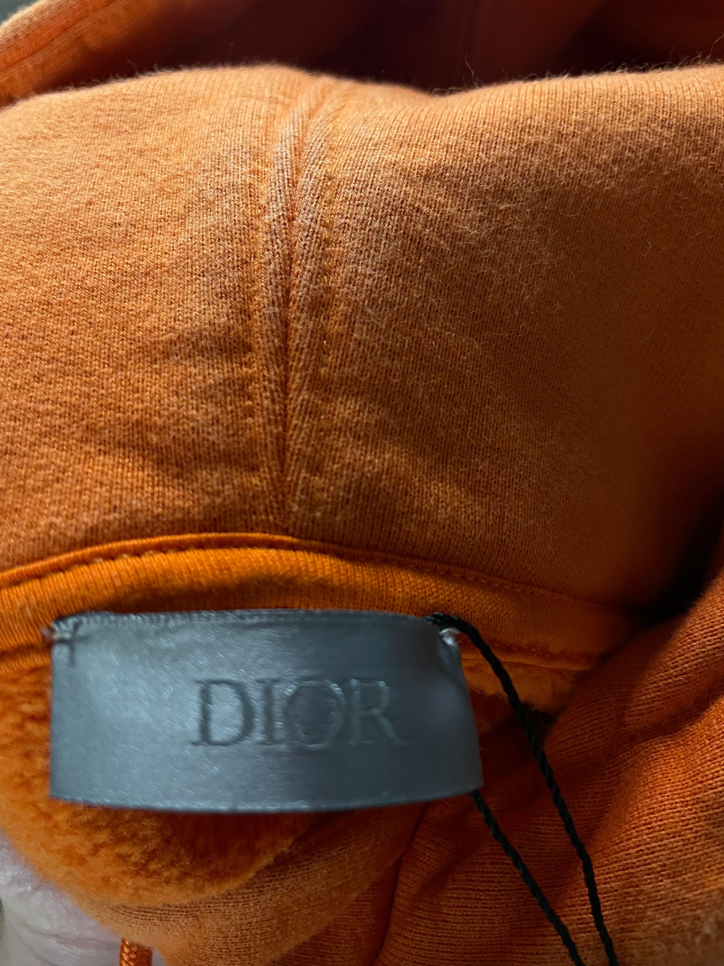 Dior CD Hoodie Orange Used XXL