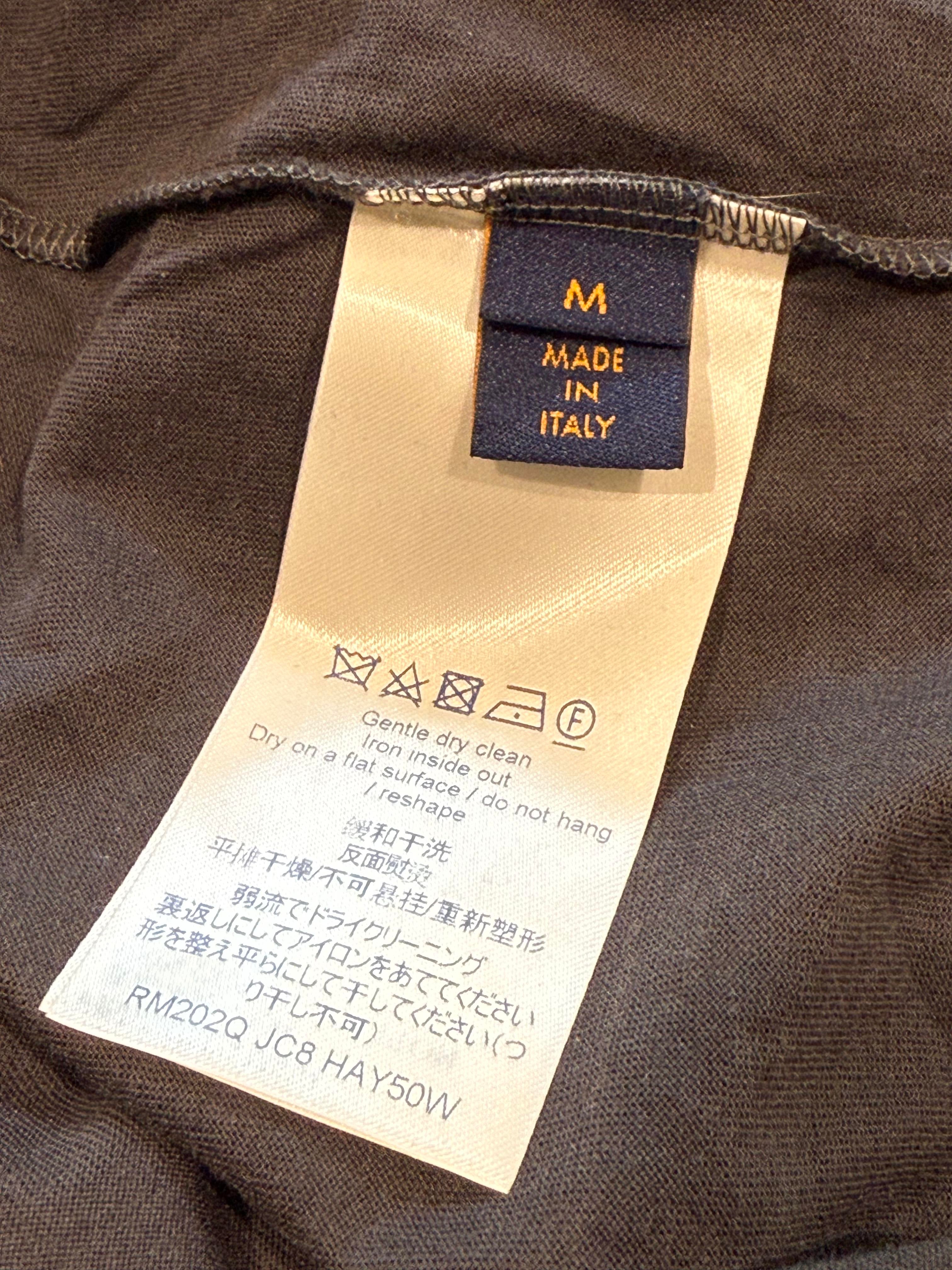 LV Pin Logo T-shirt Charcoal