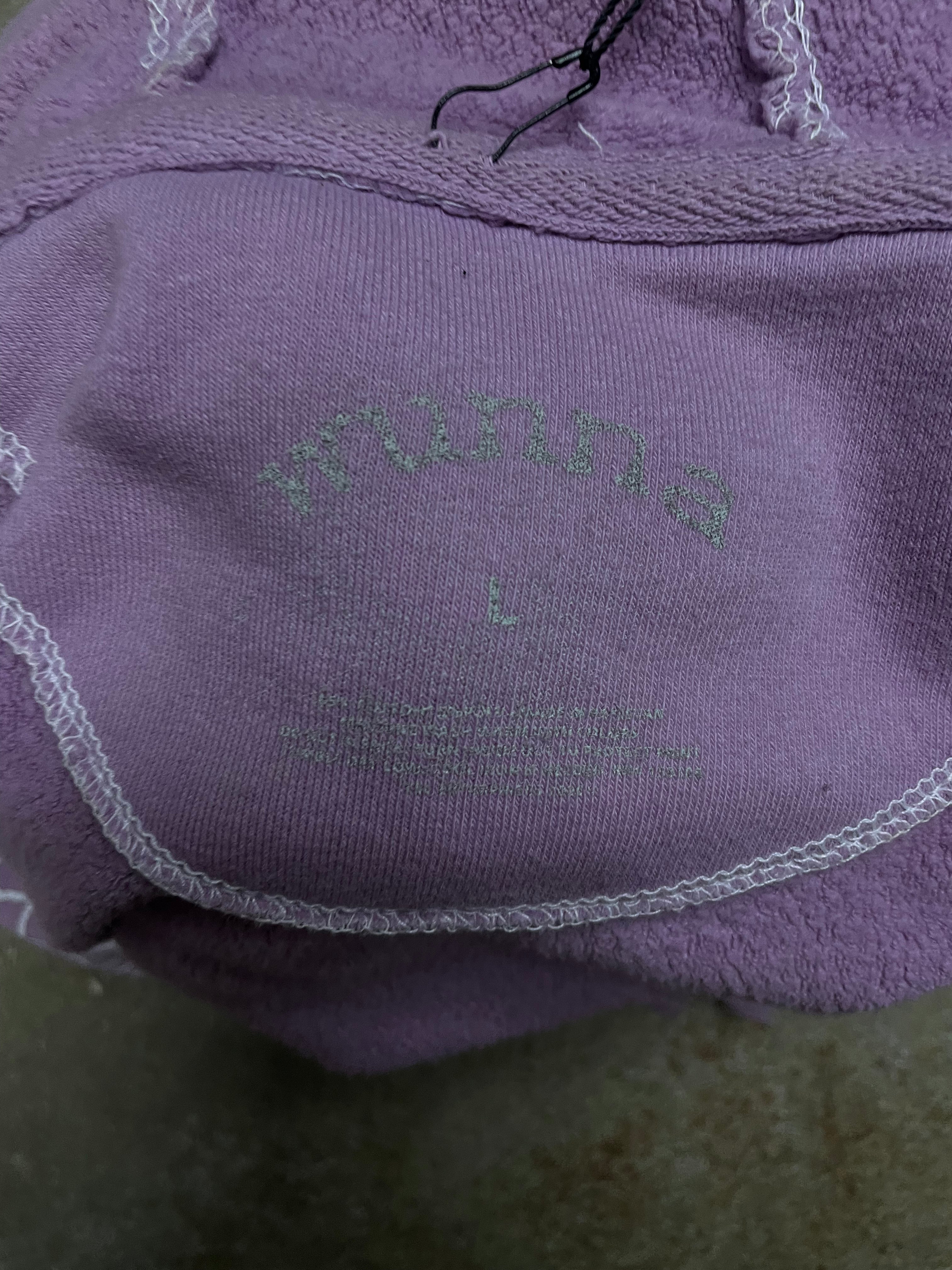 Sp5der Wunna Hoodie Purple Used Large