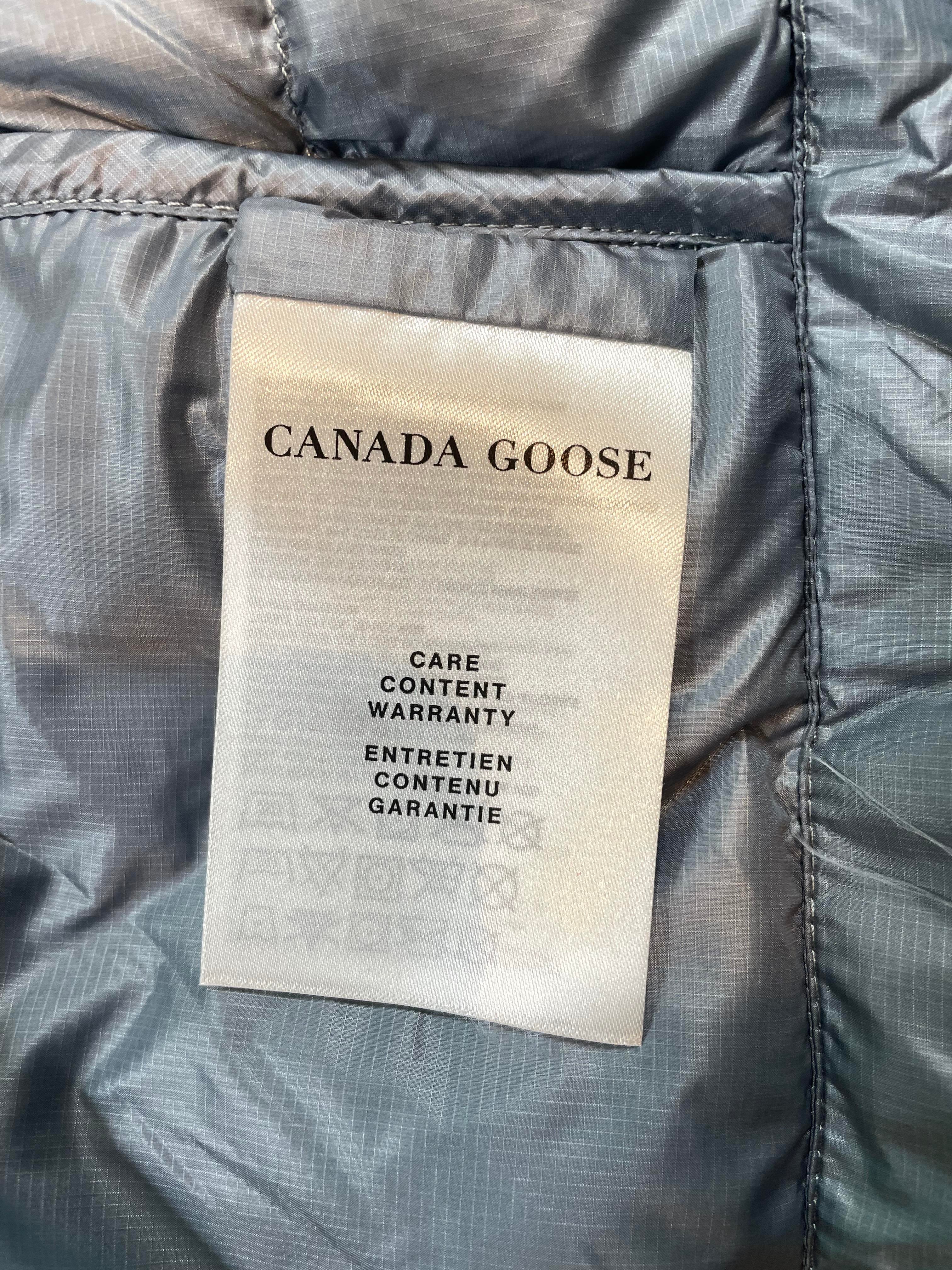 Canada Goose Puffer Hooded Blue Jacket