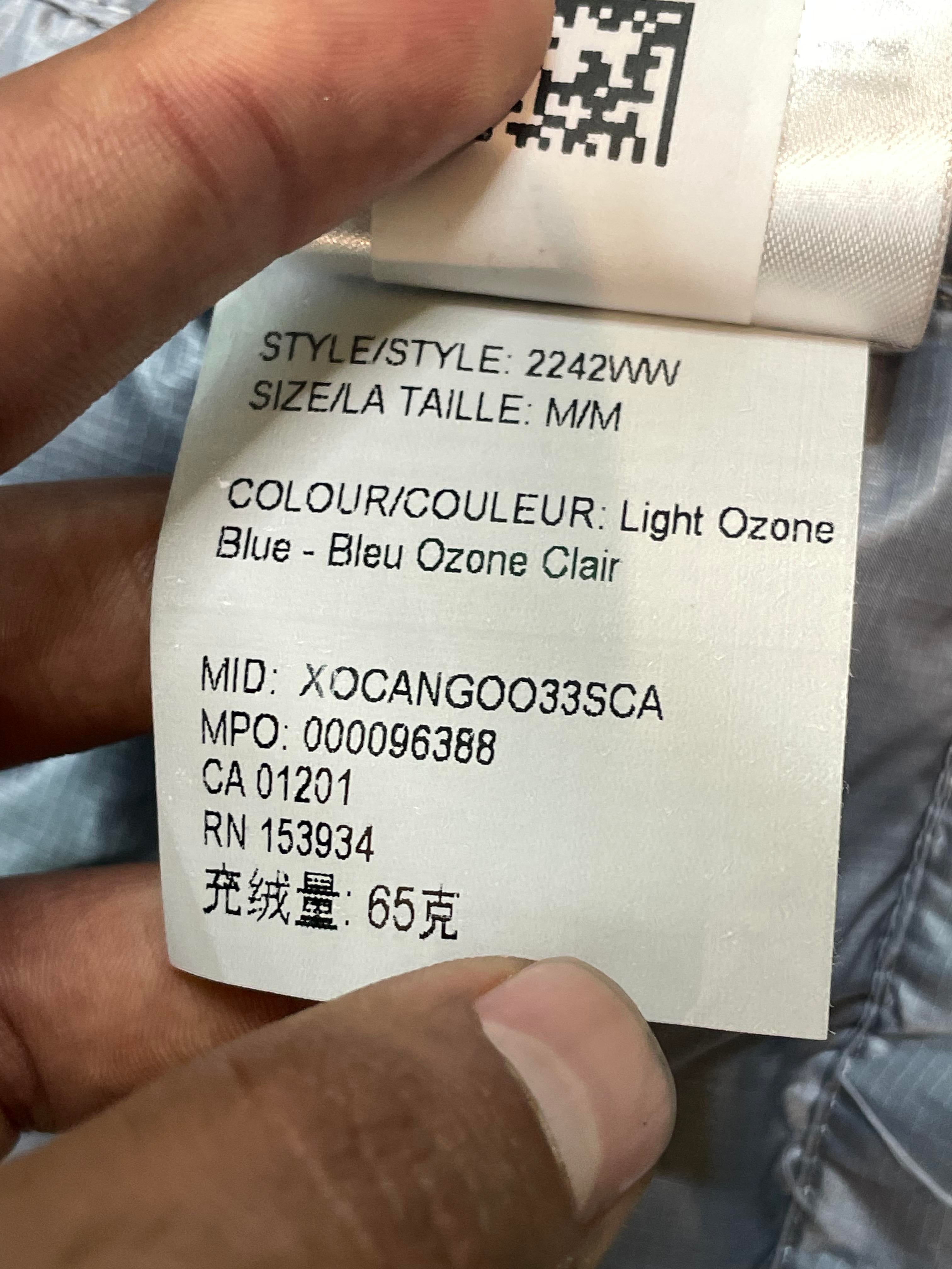 Canada Goose Puffer Hooded Blue Jacket