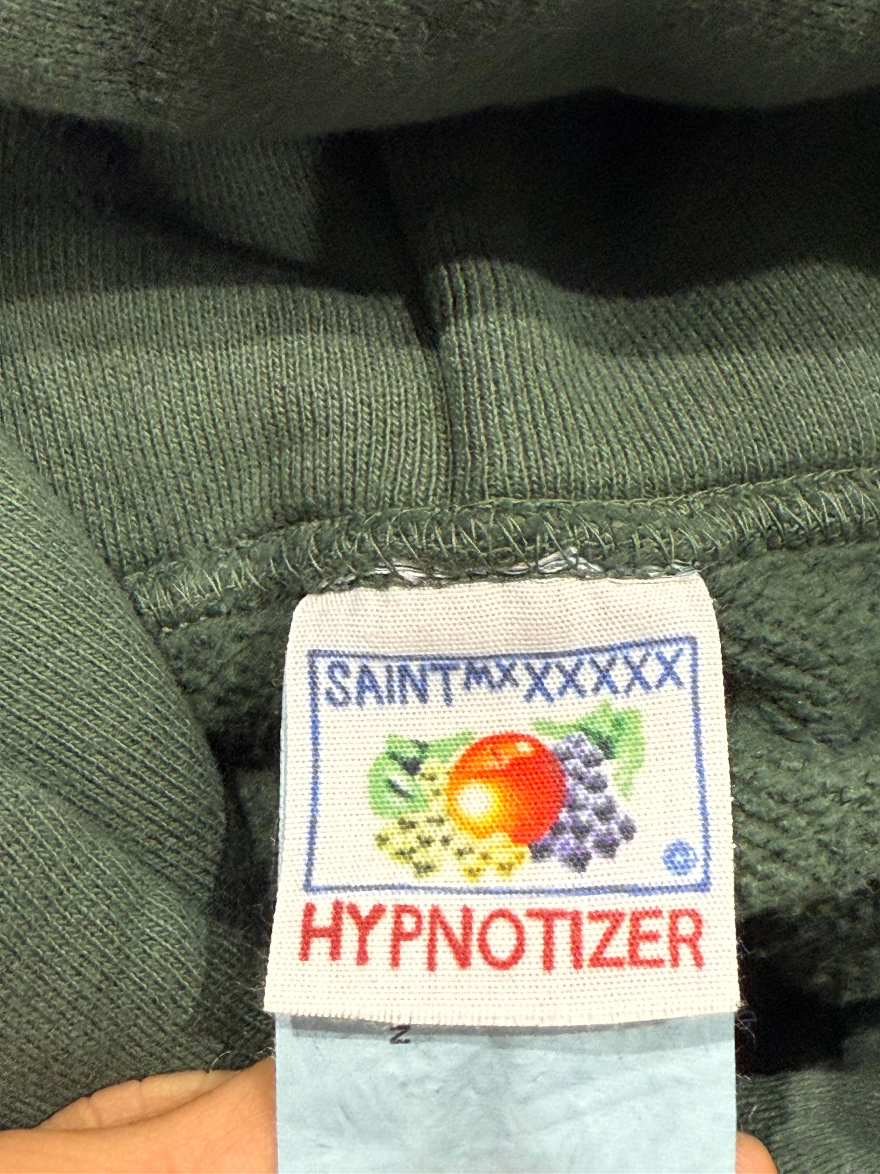 Saint Michael Green Logo Hoodie