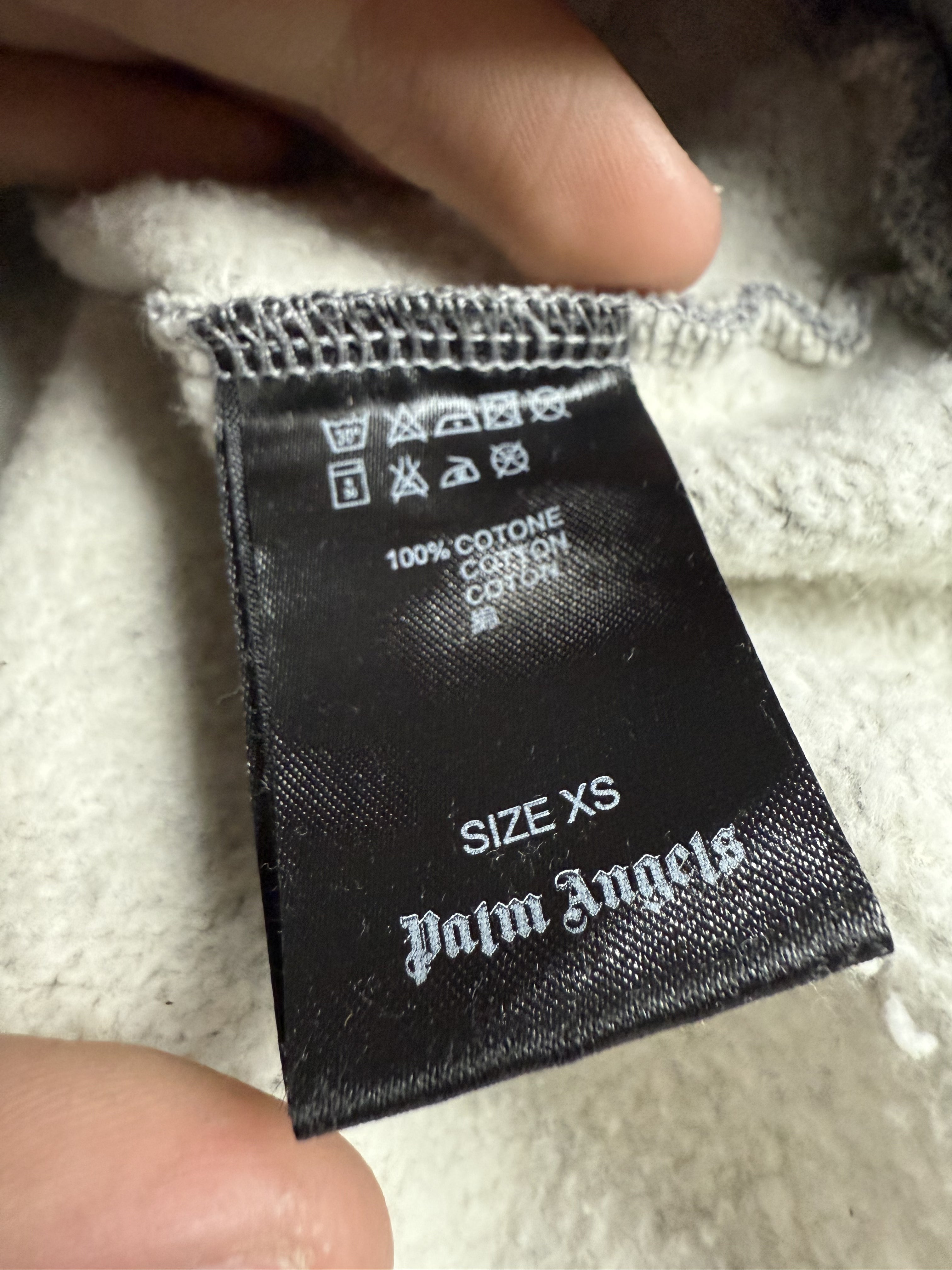 Palm Angels Box Logo Crewneck Grey Used XS