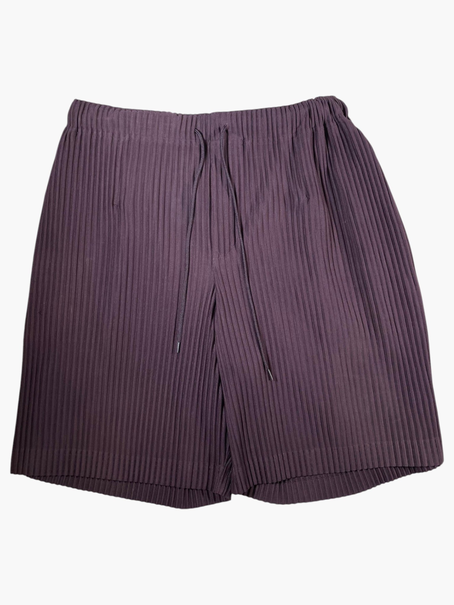 Issey Miyake Pleated Purple Shorts