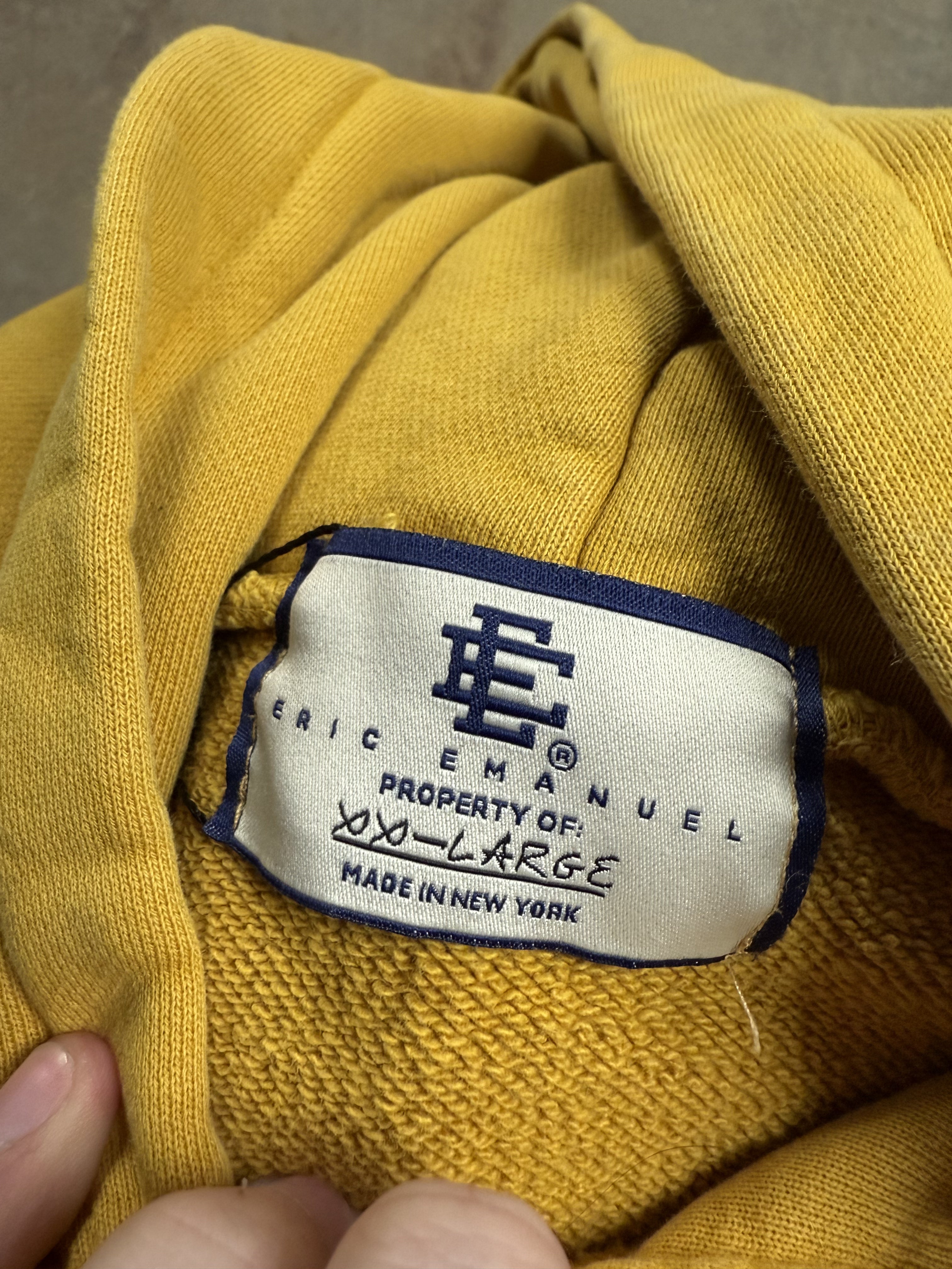 EE Mustard & Navy Hoodie