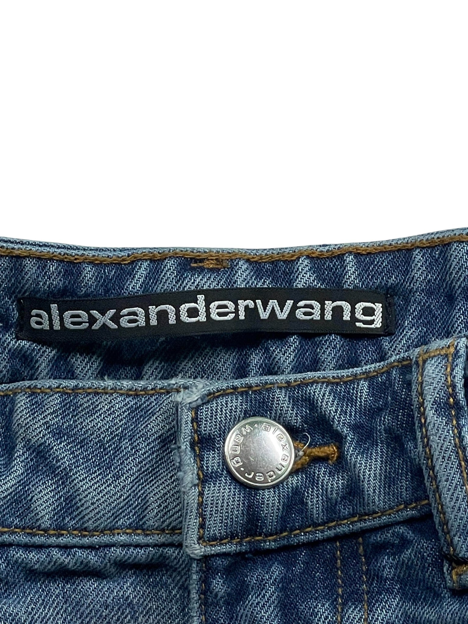Alexander Wang 'Pocket Logo' Jean Shorts