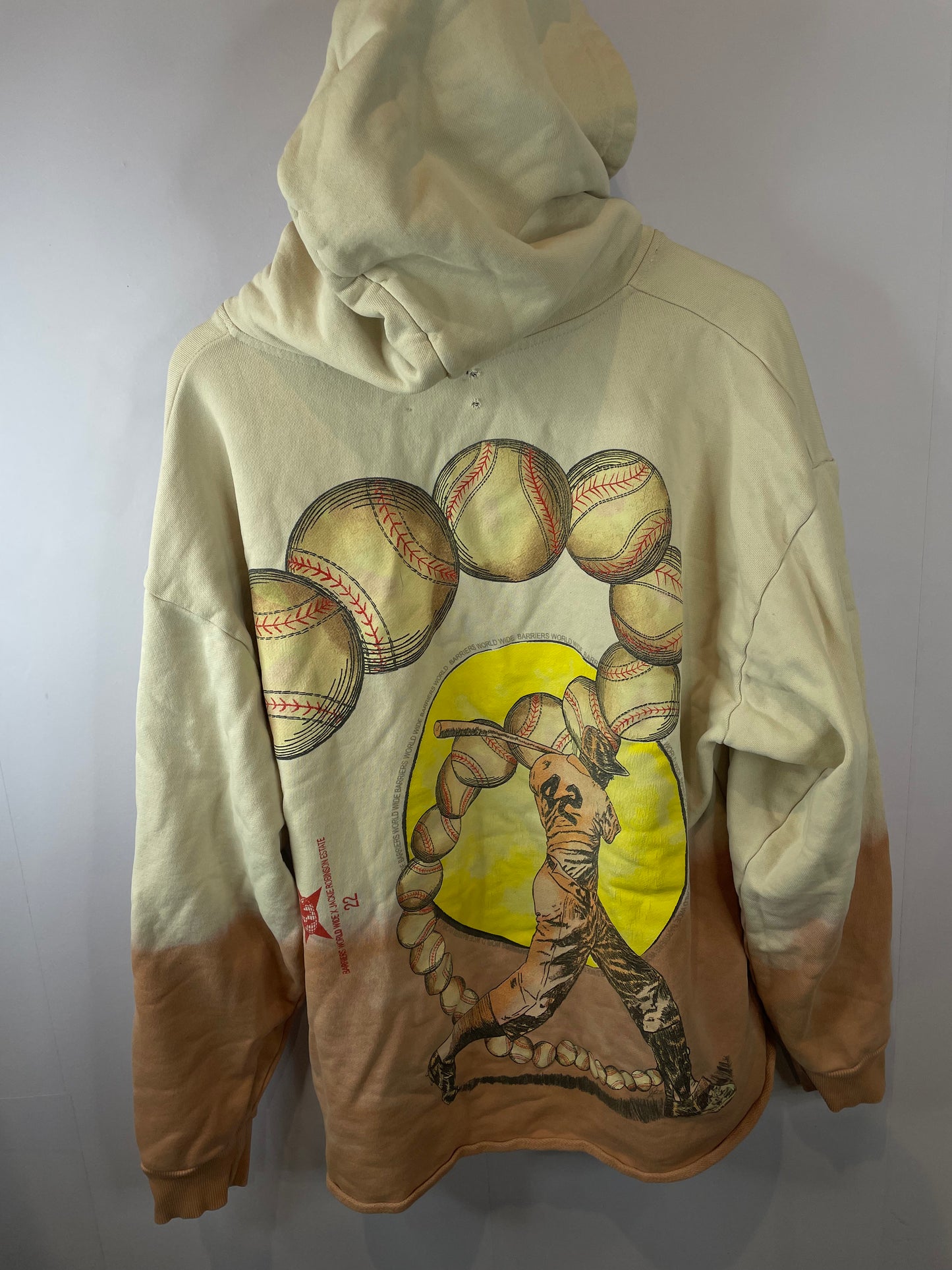 Barriers Jackie Robinson Brown Hoodie
