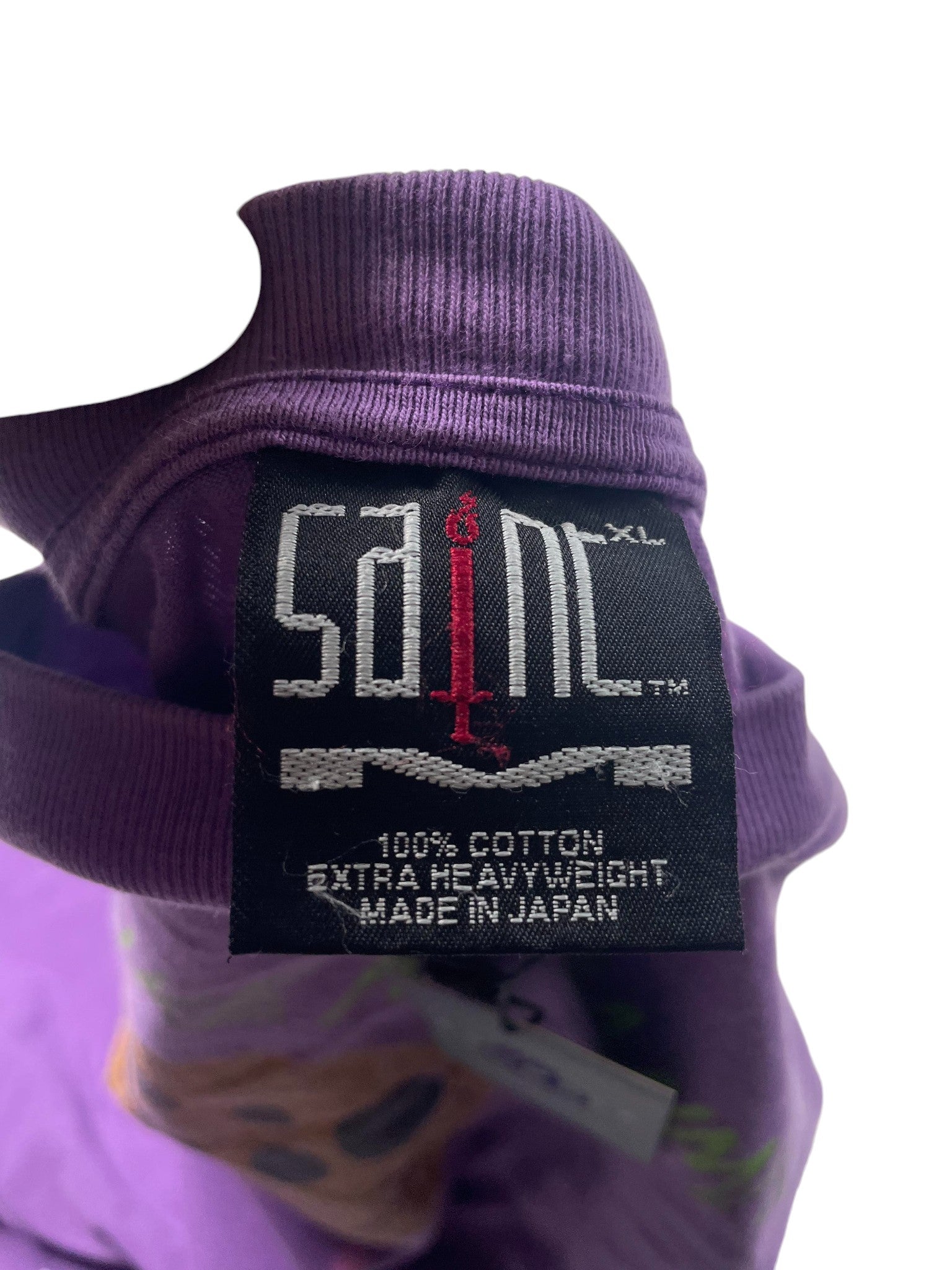 Saint Michael 'CPFM Smiley' Purple Tee