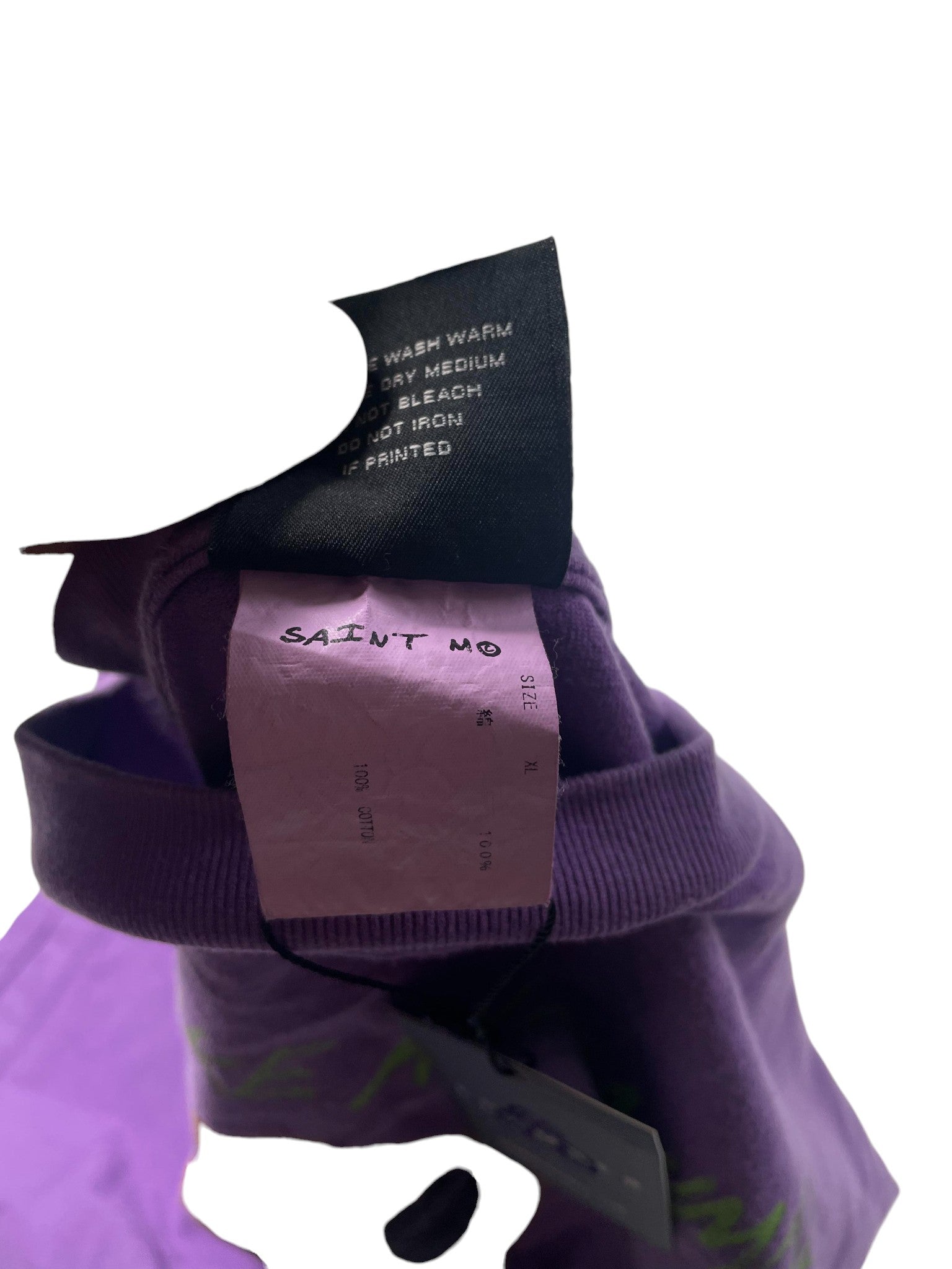 Saint Michael 'CPFM Smiley' Purple Tee
