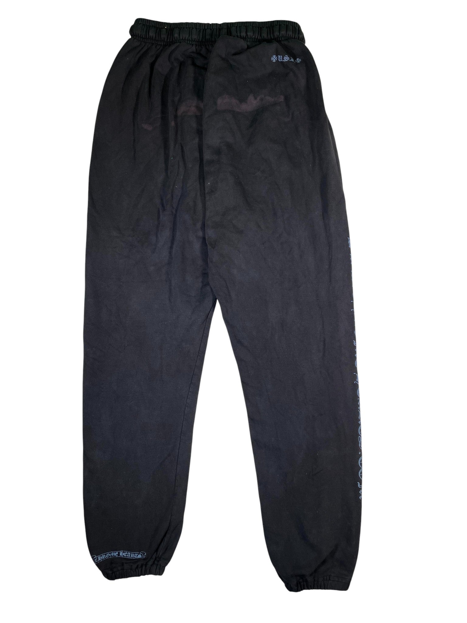 Chrome Hearts 'Horseshoe' Black & Blue Sweats