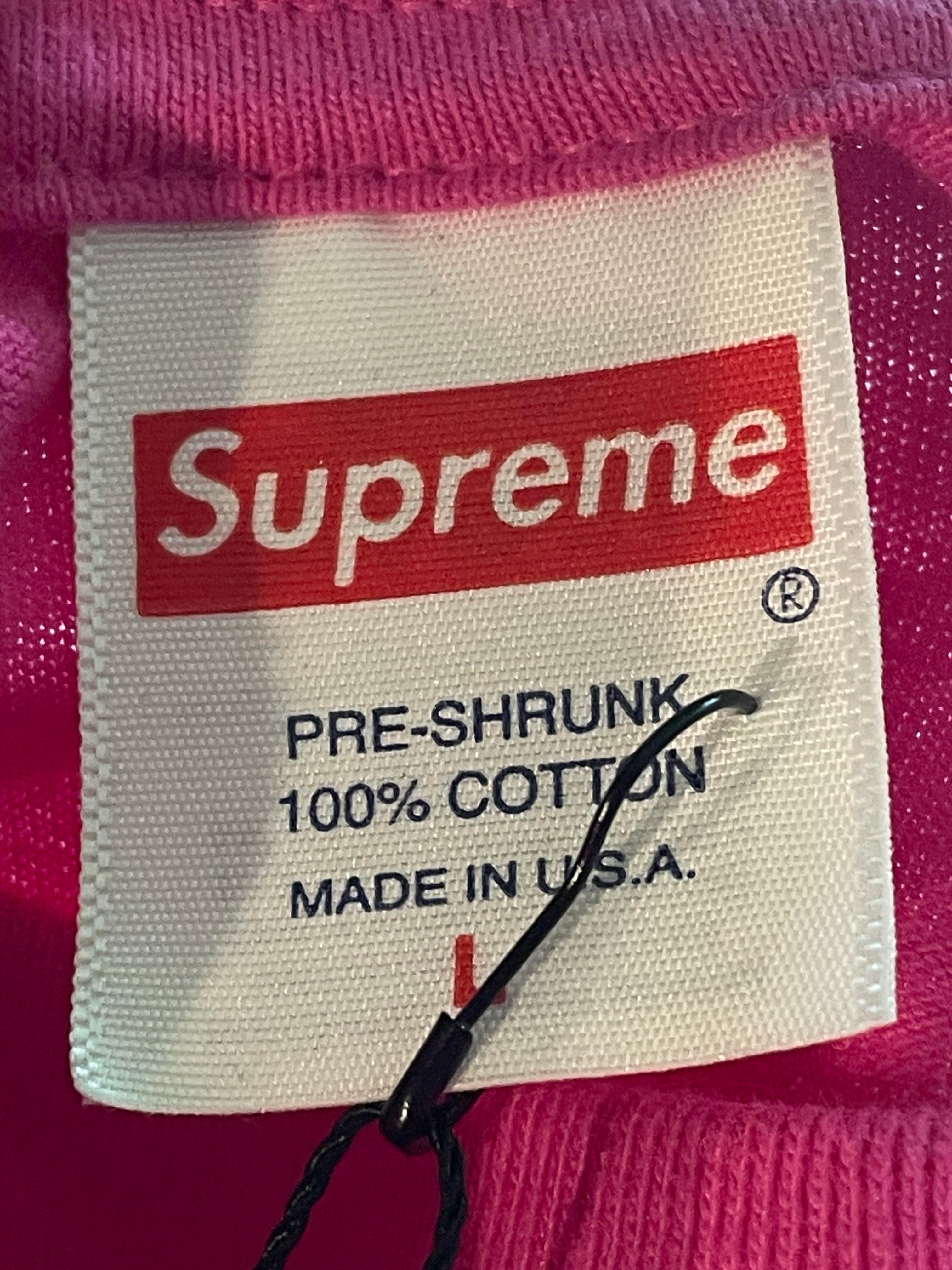 Supreme 'Electro' Pink Tee
