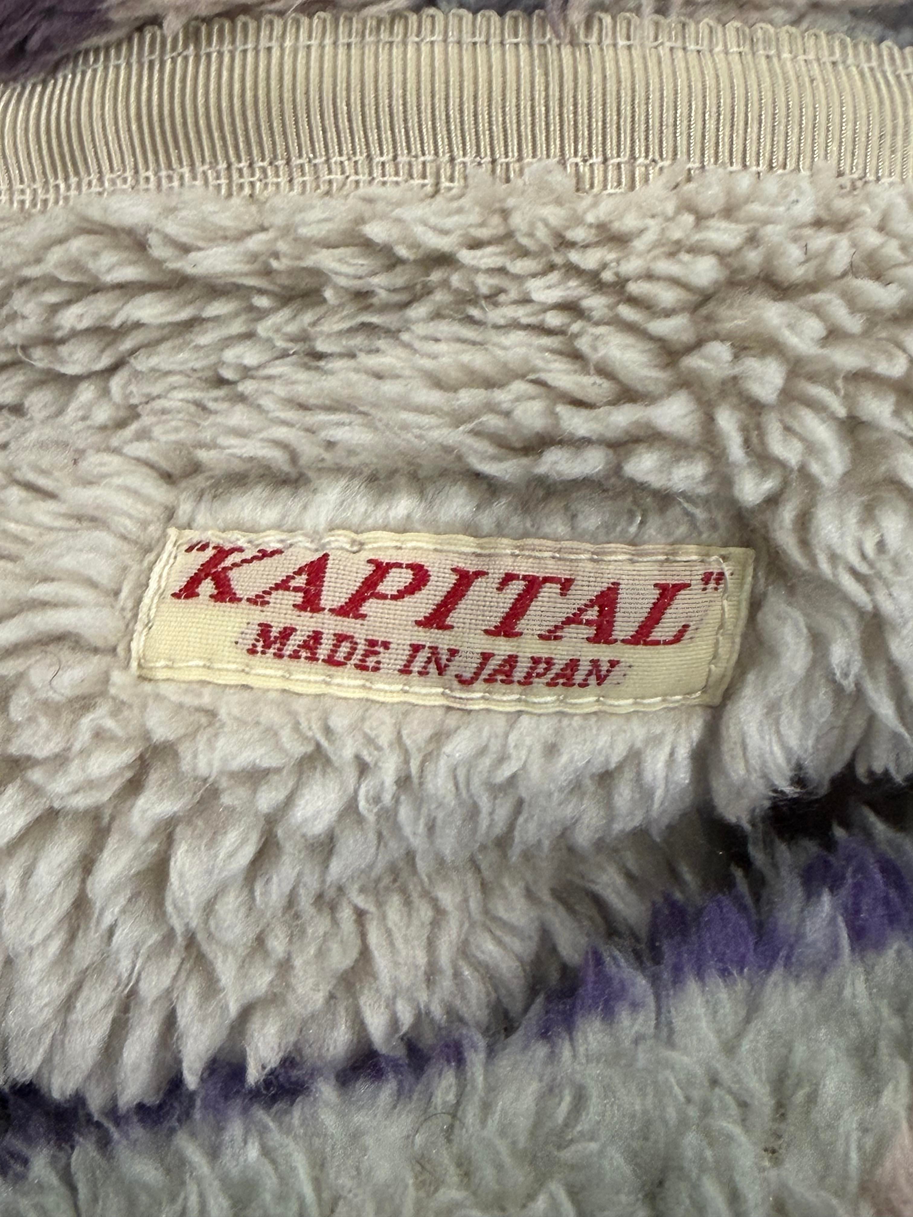 Kapital Bone Sherpa Fleece Zip Up