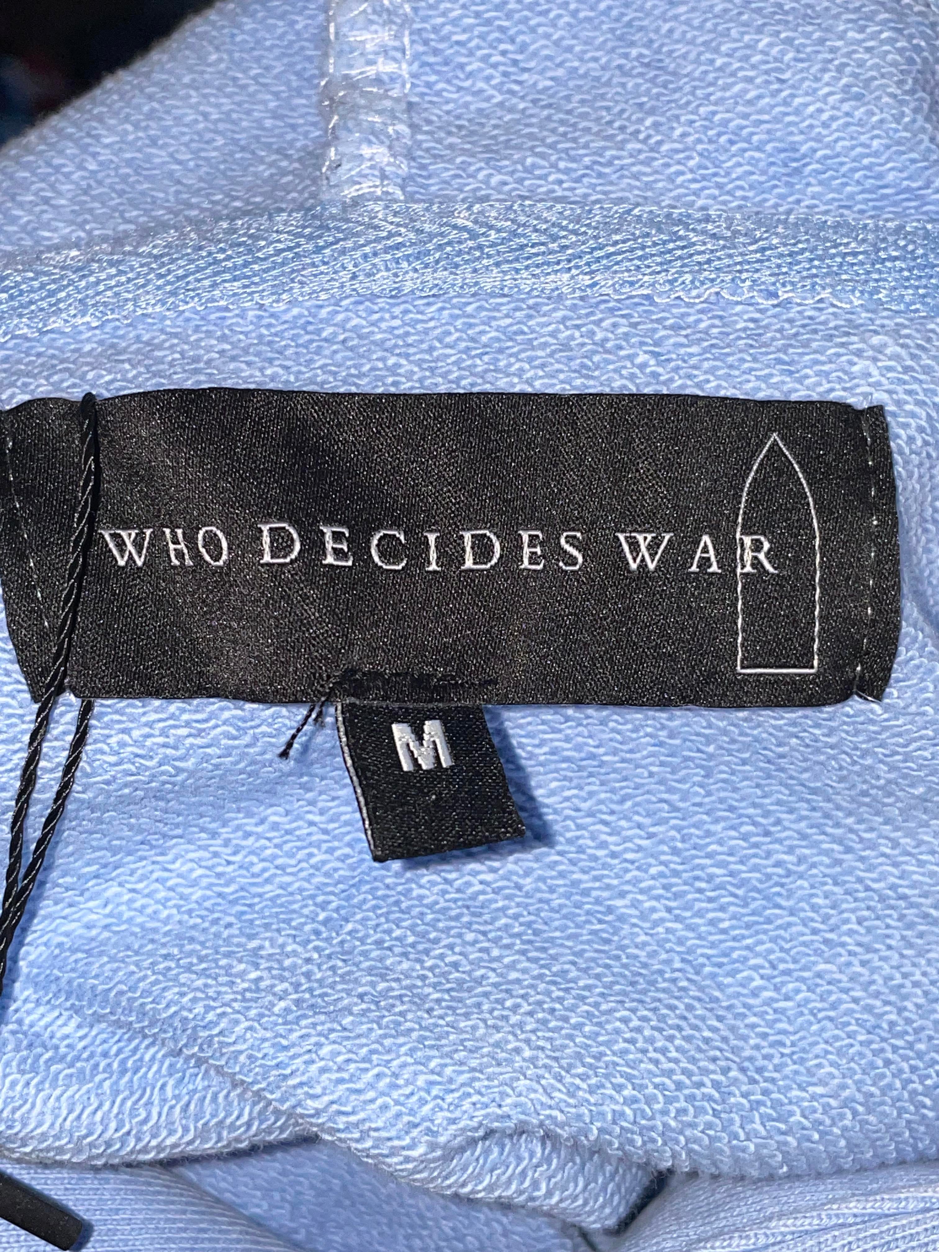 Who Decides War Patron Of The New Baby Bue Hoodie