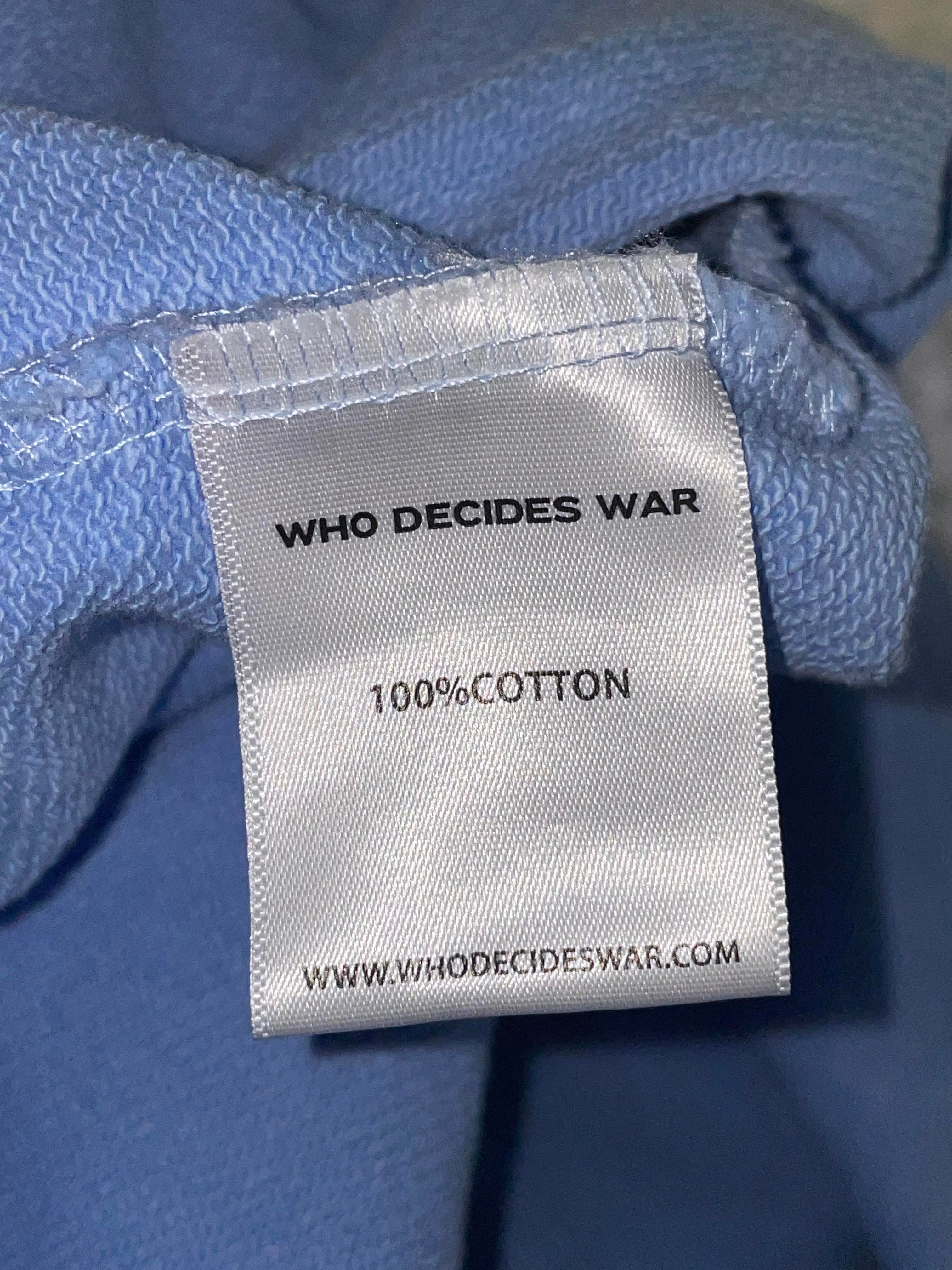 Who Decides War Patron Of The New Baby Bue Hoodie