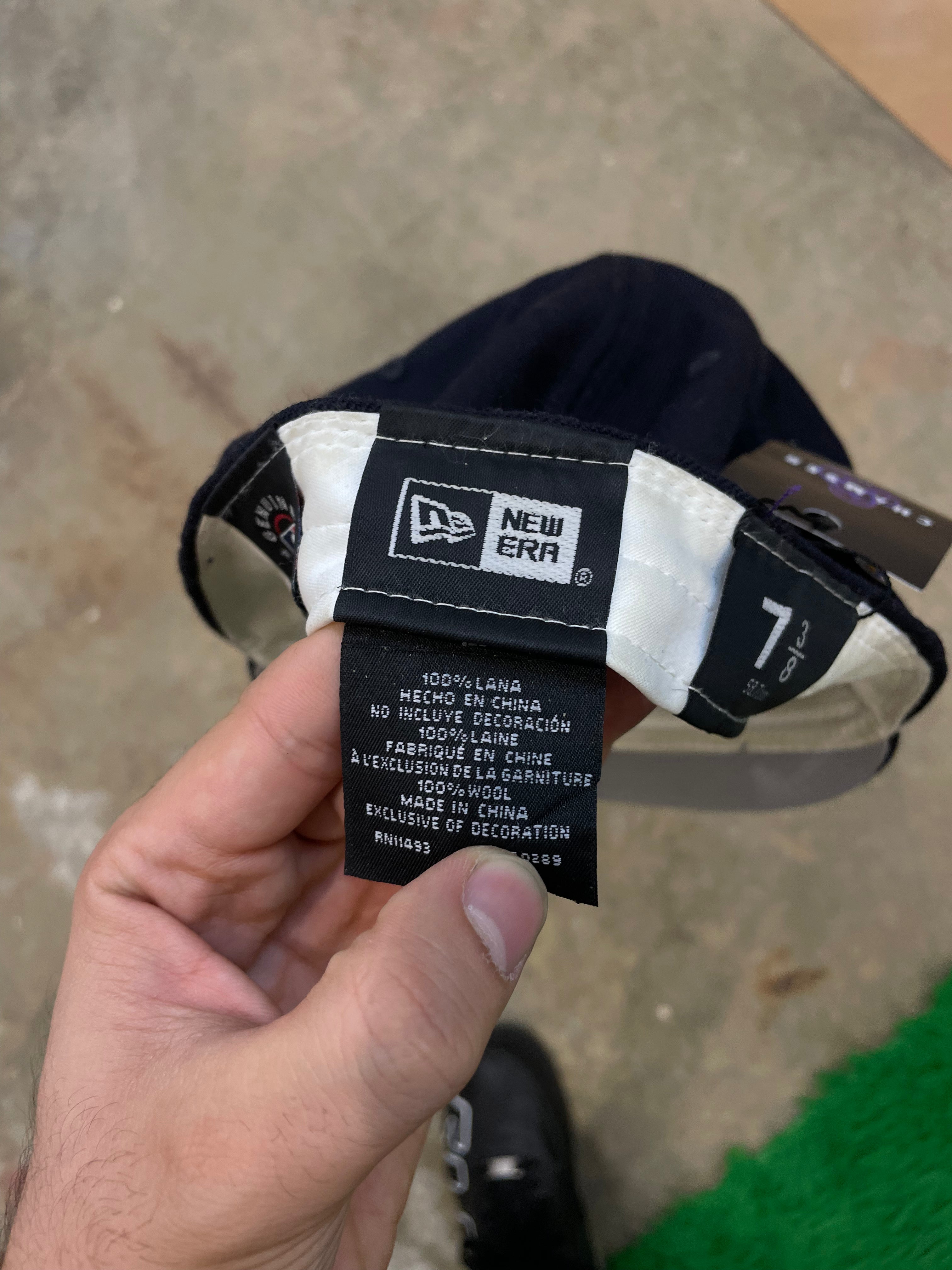 Sinclair Yankees Fitted Navy Used 7 3-8 N/A