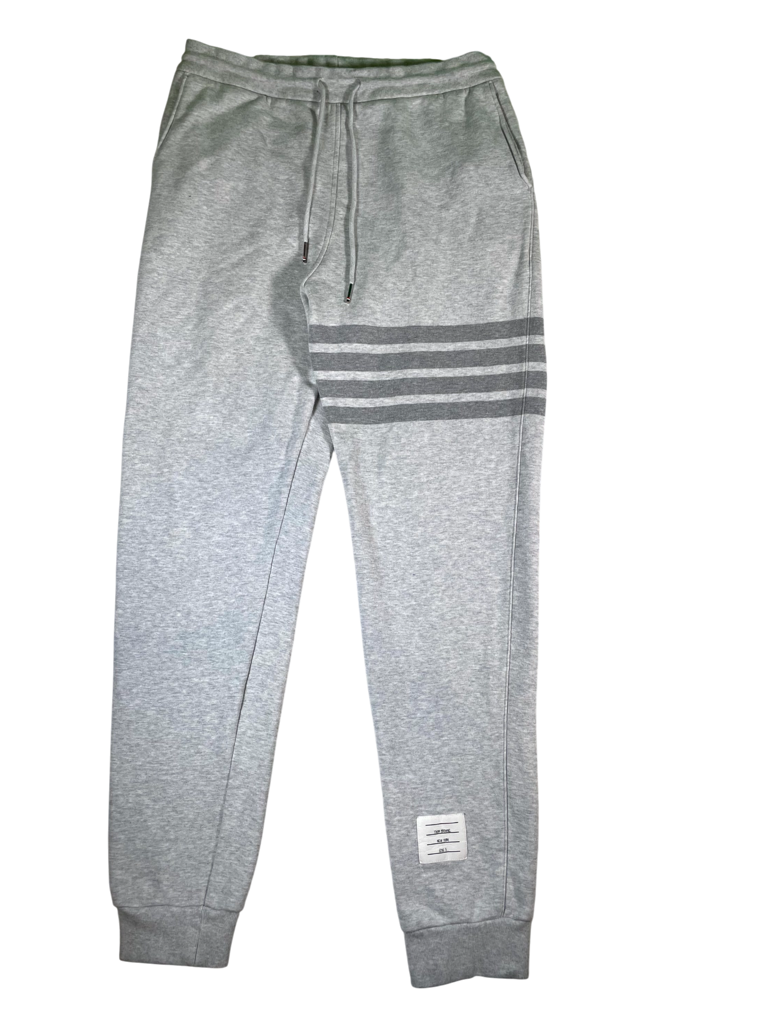 Thom Browne Stripe Light Grey Sweats