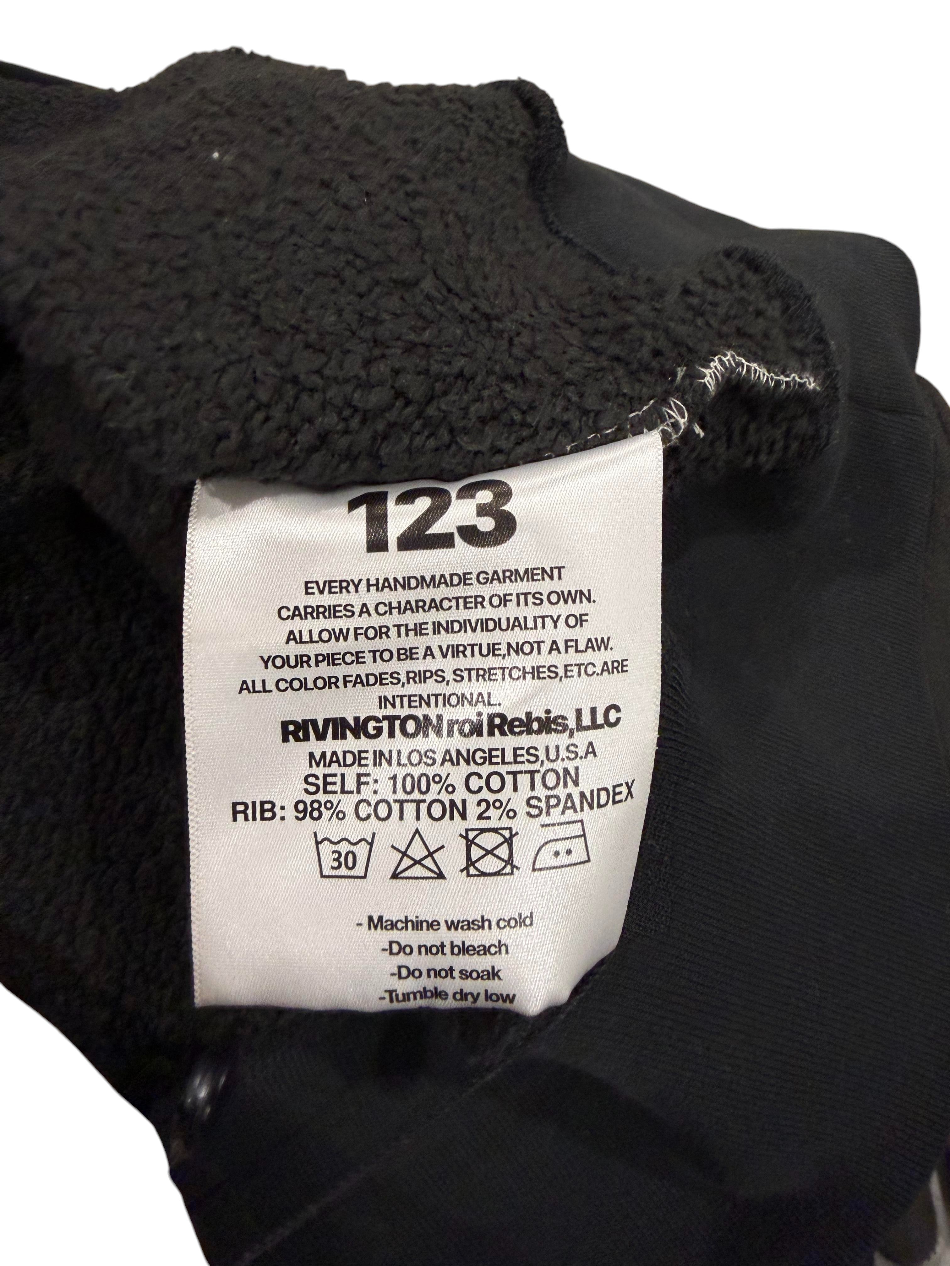 Rivington 123 'Agape' Black Crewneck