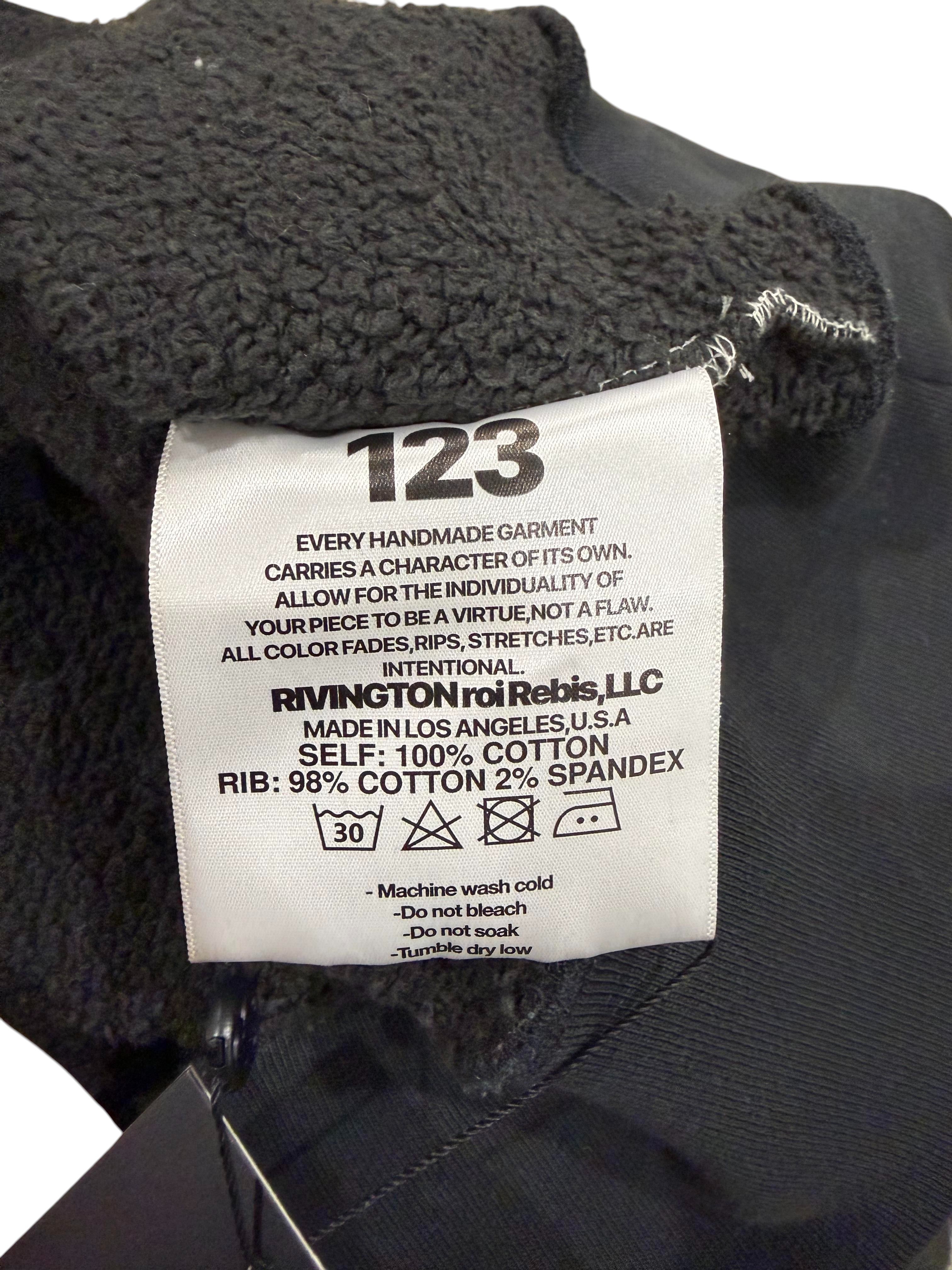 Rivington 123 'Agape' Black Crewneck