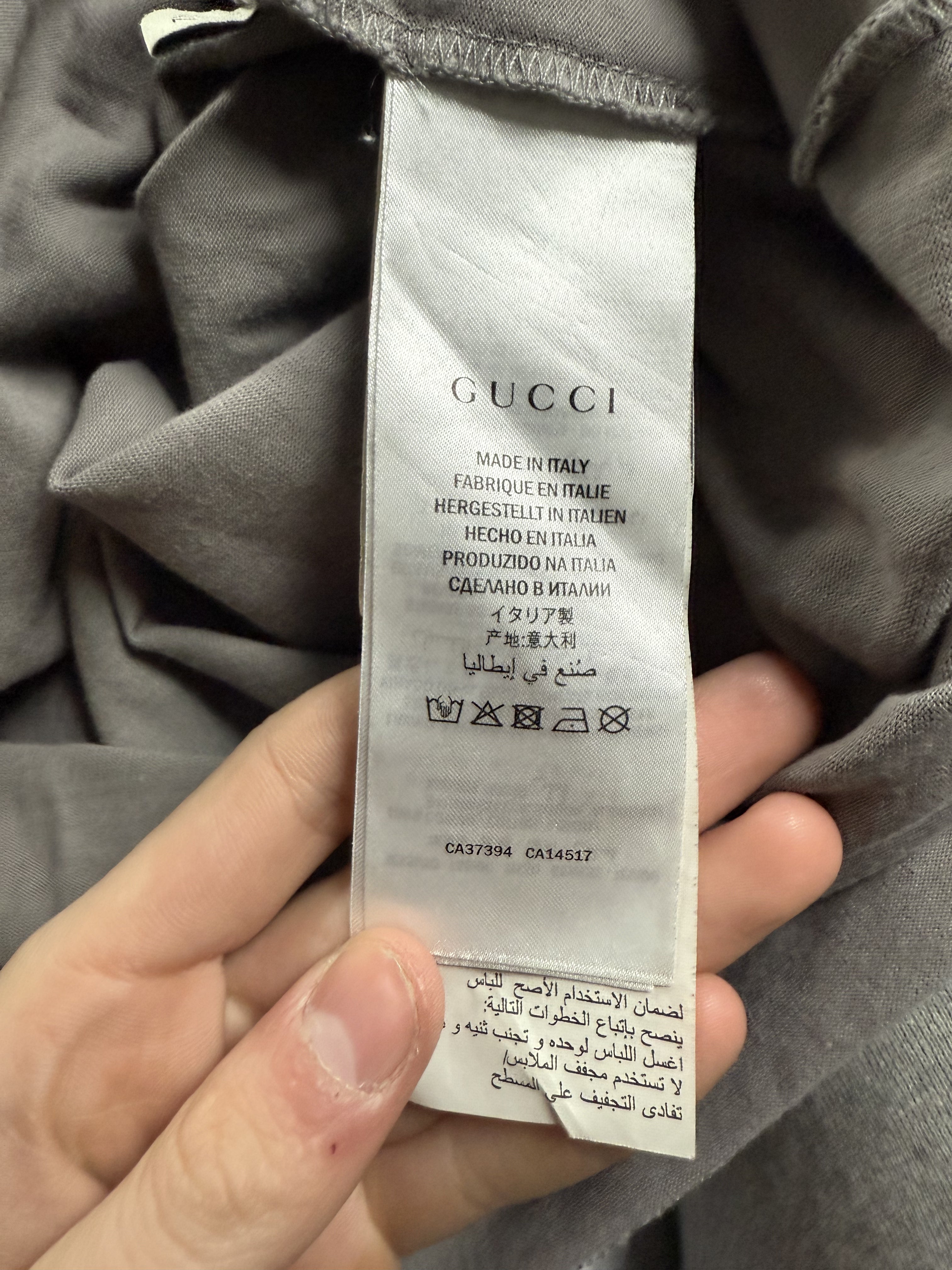 Gucci Grey & Green Tee