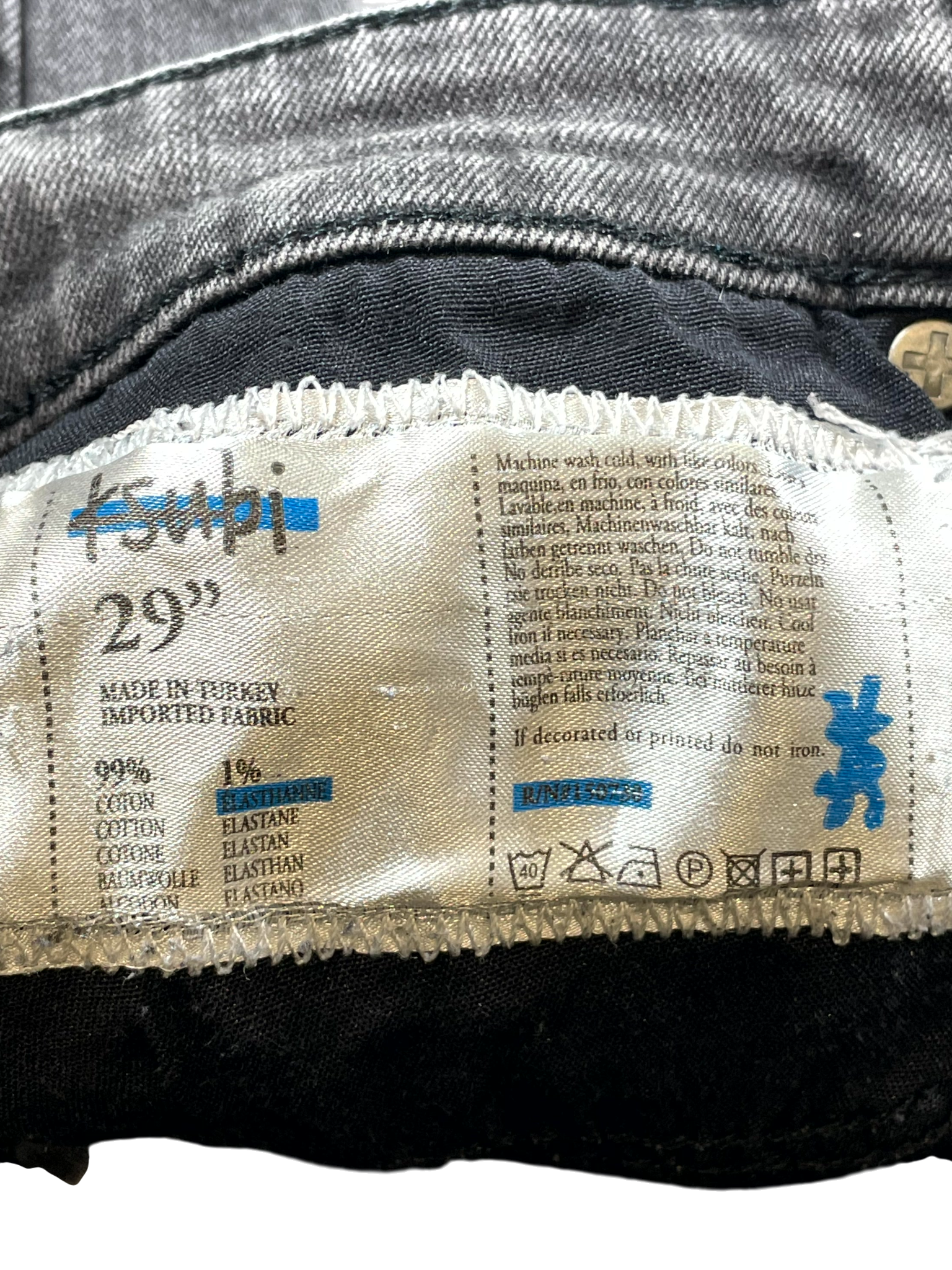 Ksubi Patchwork Black Wash Jeans