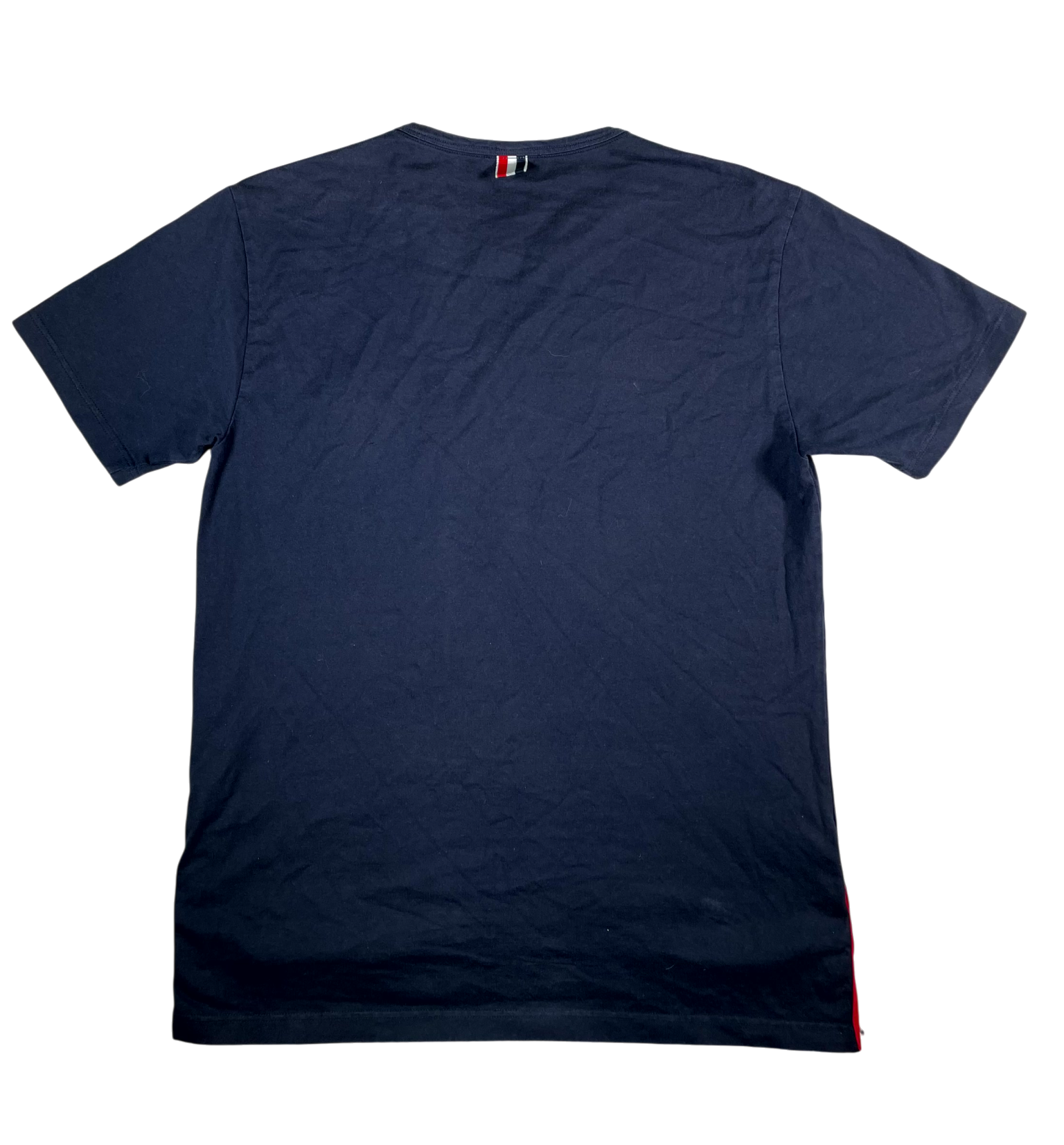 Thom Browne Stripe Navy Tee