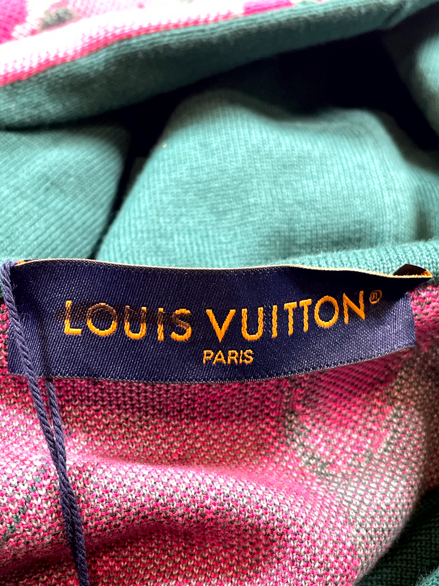 Louis Vuitton Tie Dye Green & Pink Hoodie