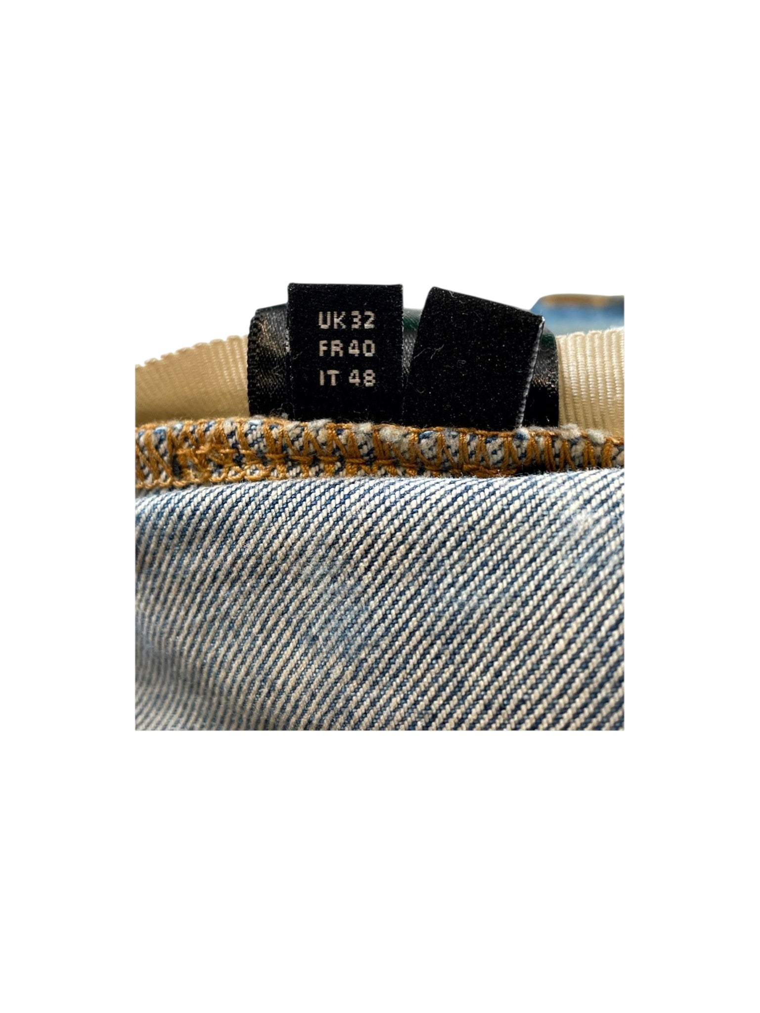 Amiri Quilted Patch Light Wash Jeans